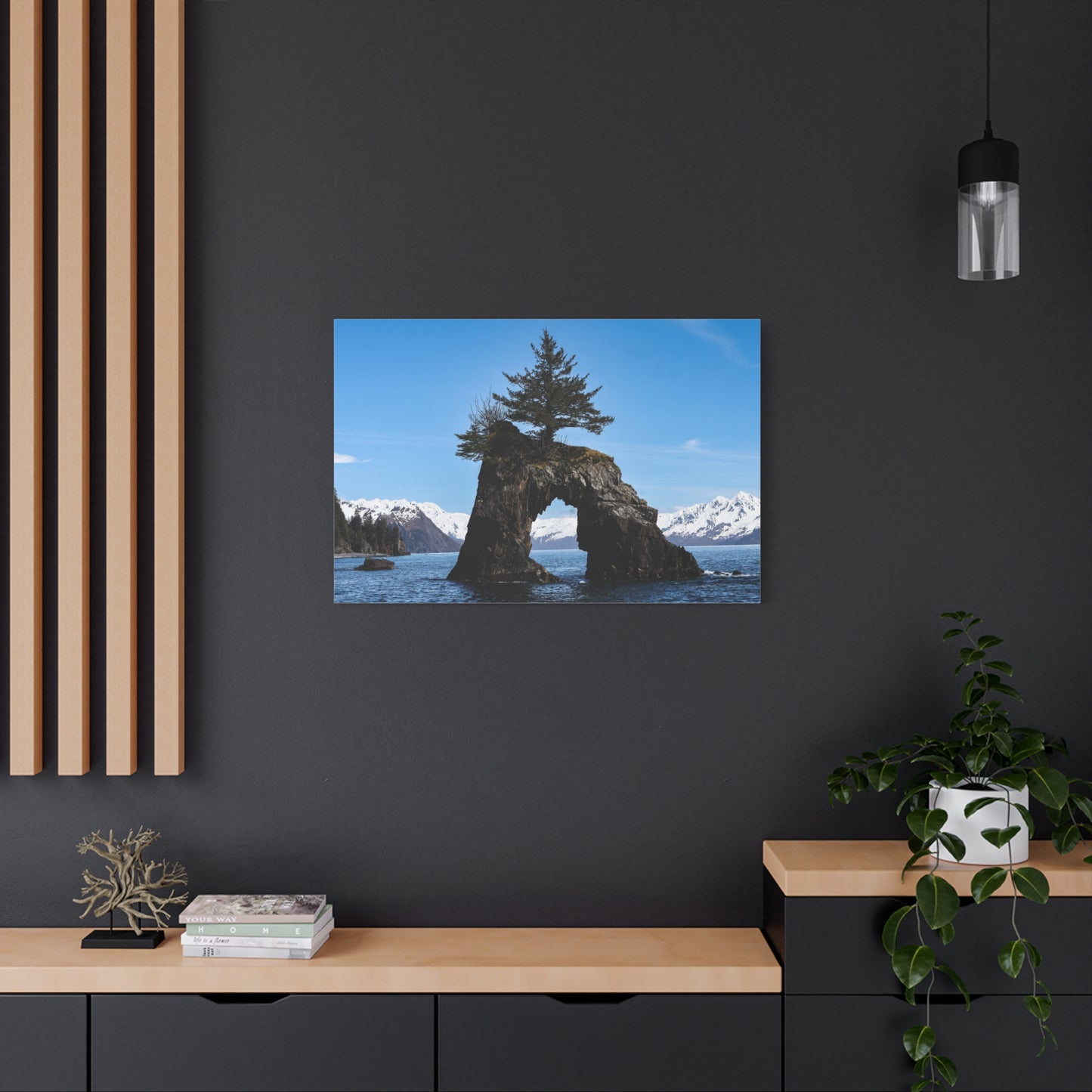 Quiet Passage ~ Kenai Fjords Sea Arch Canvas Print