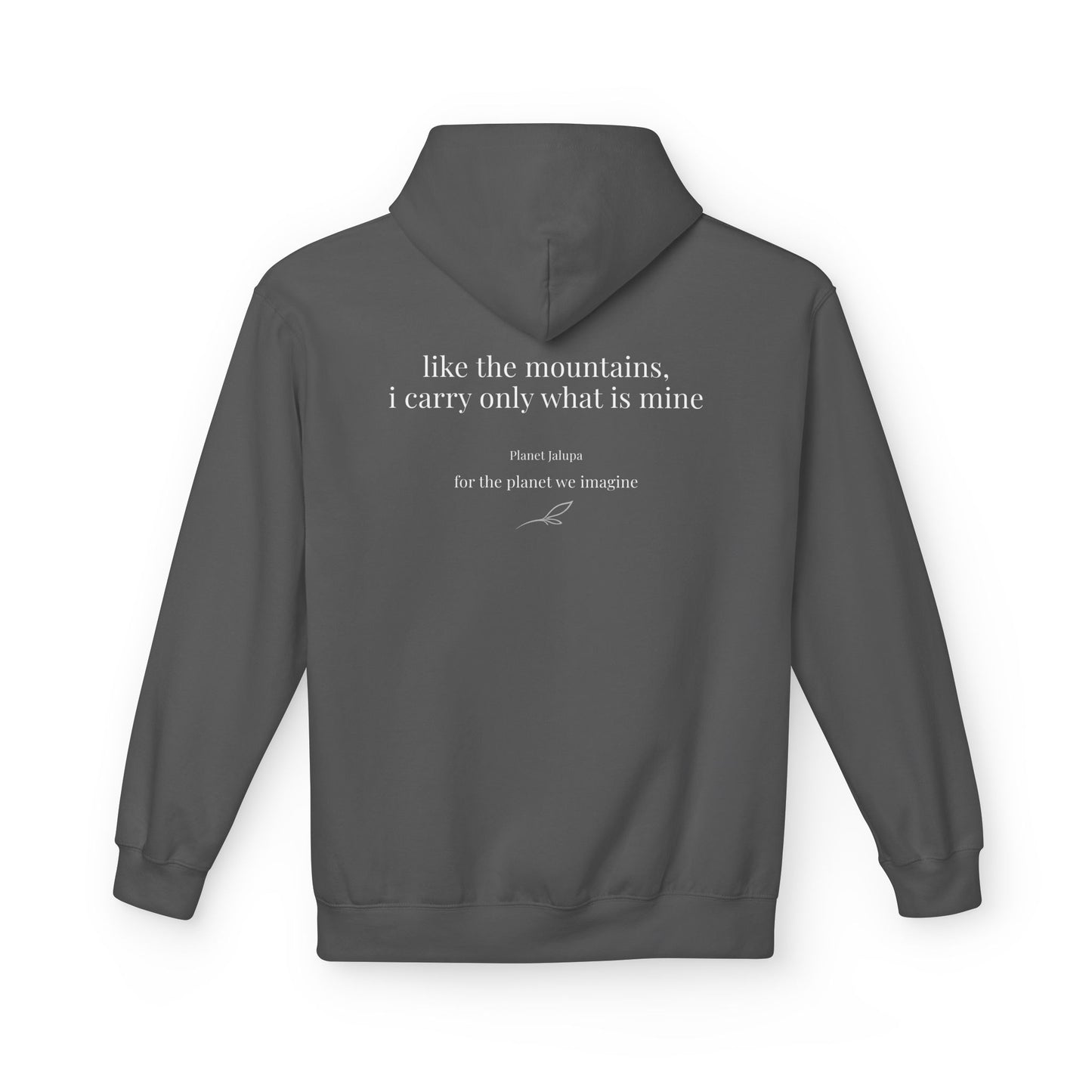 Rooted & Wild Hoodie ~ Minimal Nature Hoodie, Earthy Aesthetic Sweatshirt, Inspirational Quote Hoodie, Planet Jalupa
