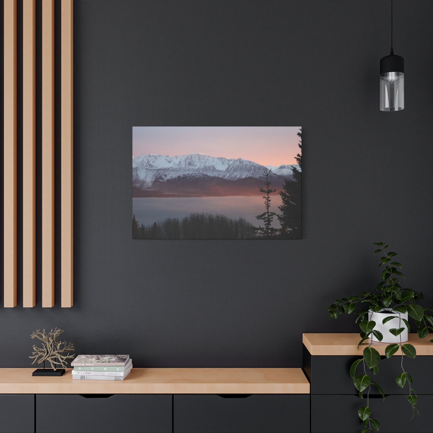 Mountain Sunrise Matte Canvas Print ~ Stretched Wall Art