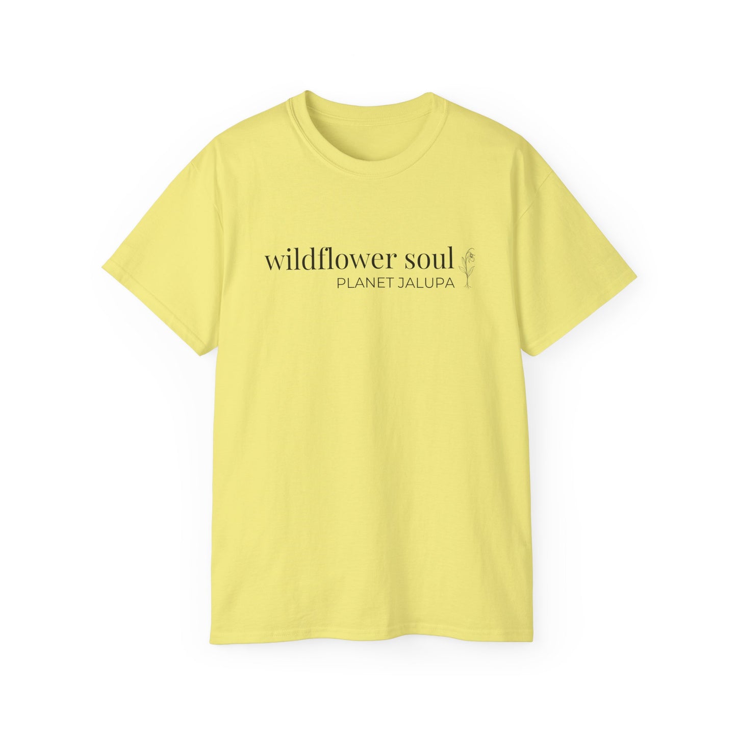 Planet Jalupa 'Wildflower Soul' Minimal Graphic Tee