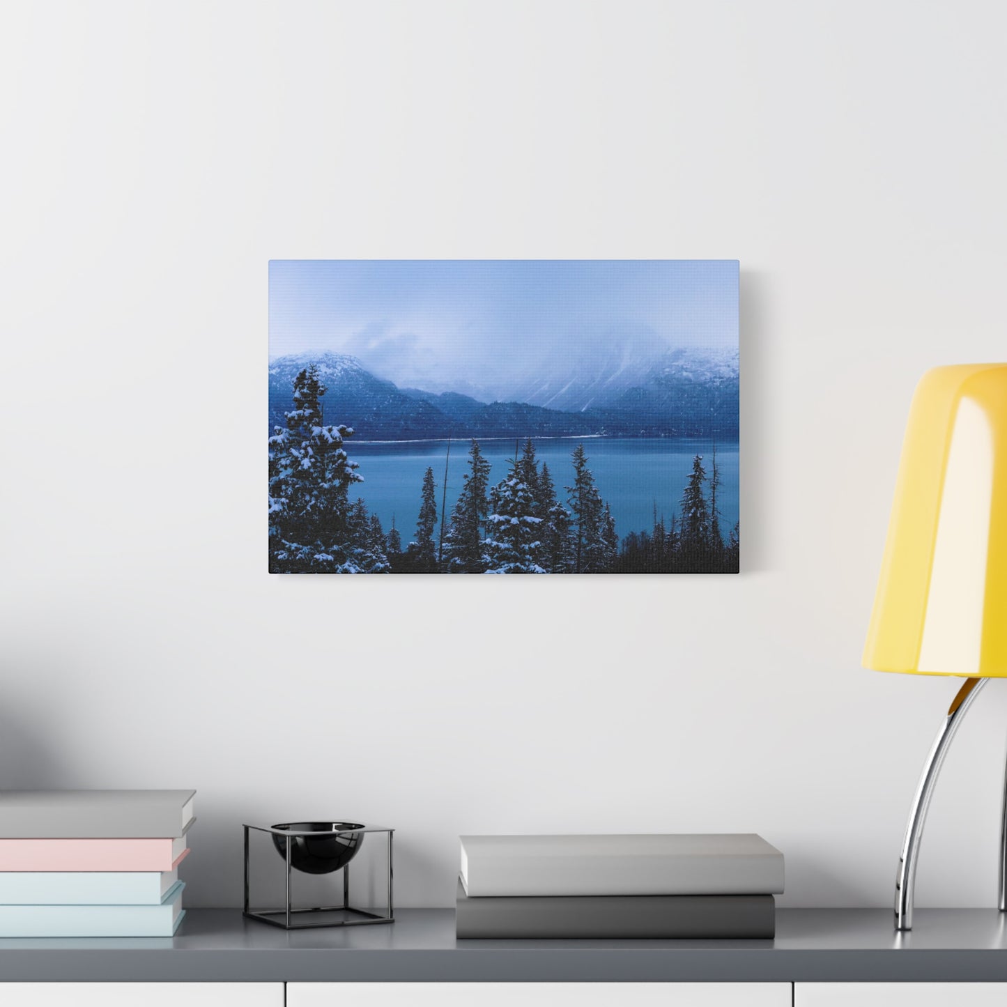 Winter on the Bay ~ Matte Canvas Wall Art - Stretched 1.25"