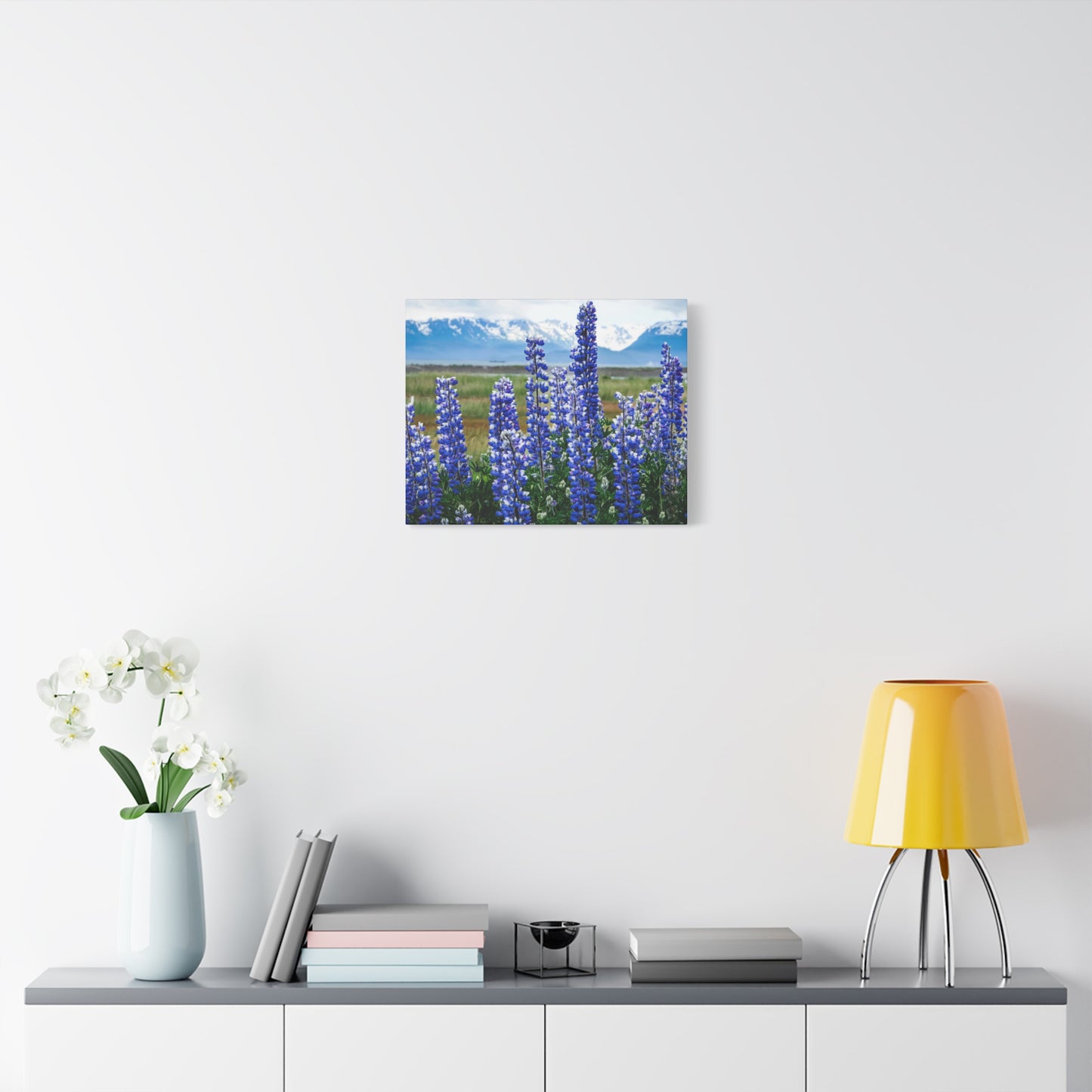 Lupine Meadow Canvas Print — Matte Stretched Wall Art