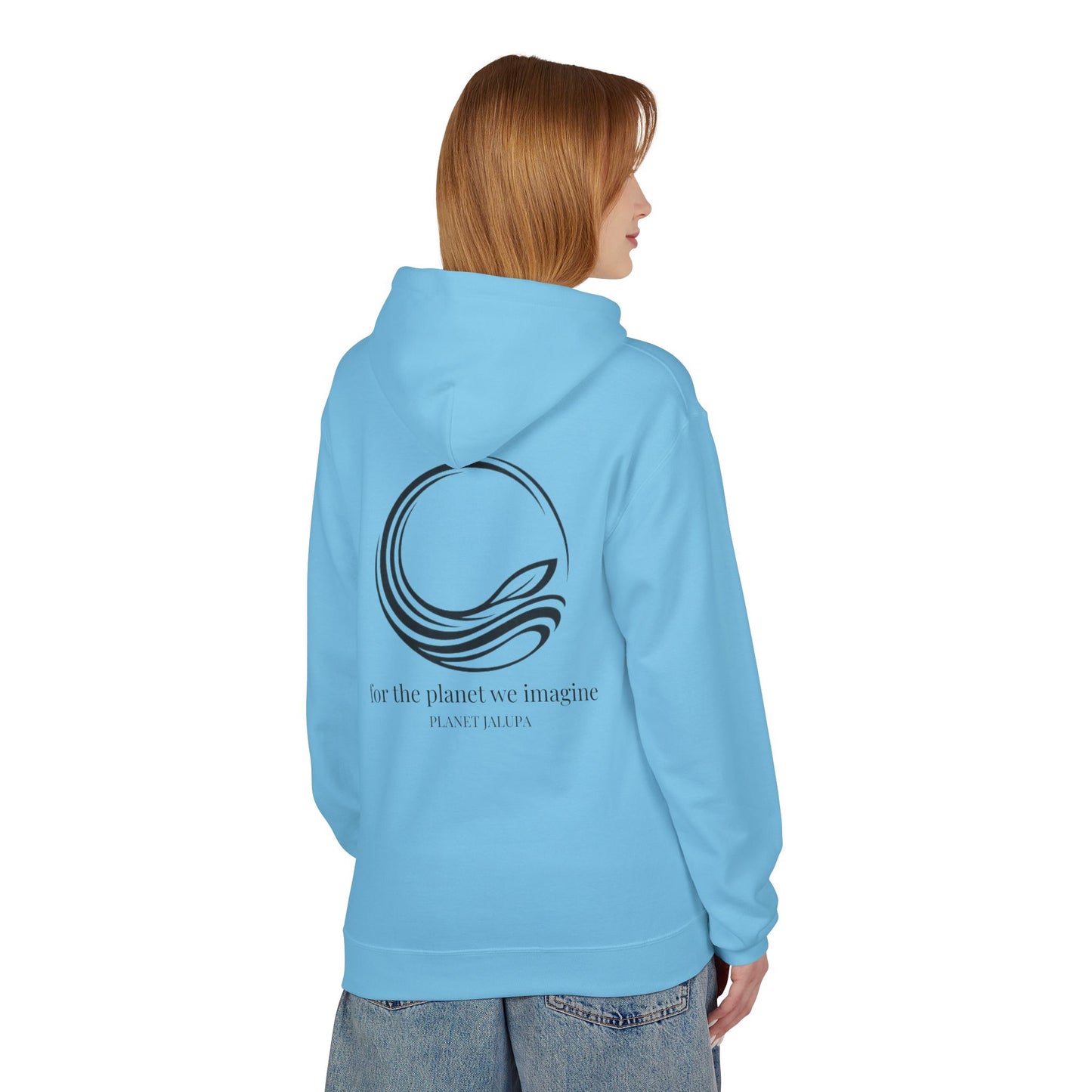 Hoodie ~ For the Planet We Imagine' Eco Awareness Graphic Hoodie