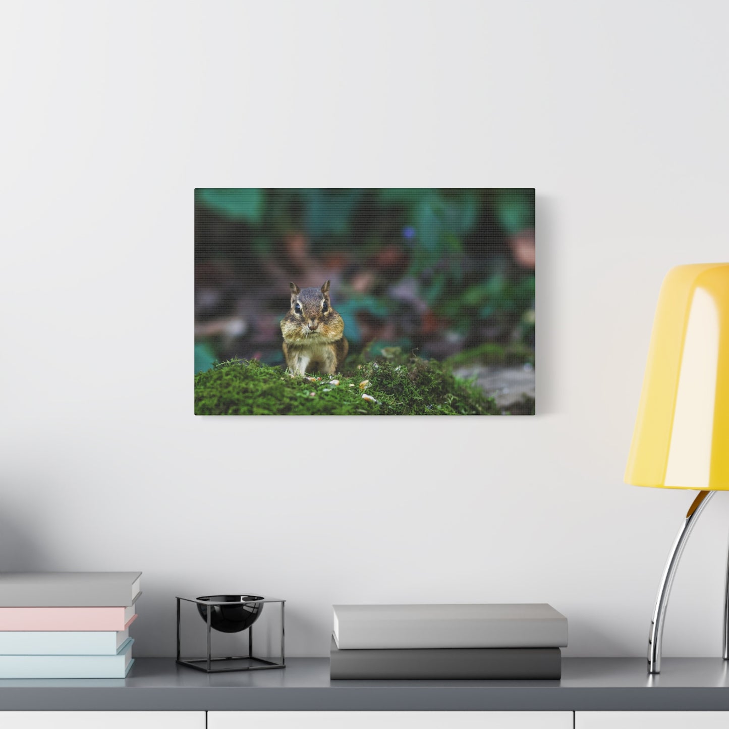 Chipmunk on Moss