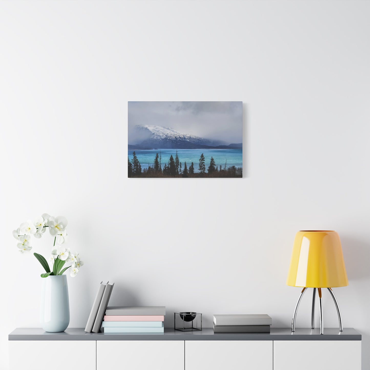 Kachemak Bay Mountain Matte Canvas ~ Stretched 1.25" Wall Art
