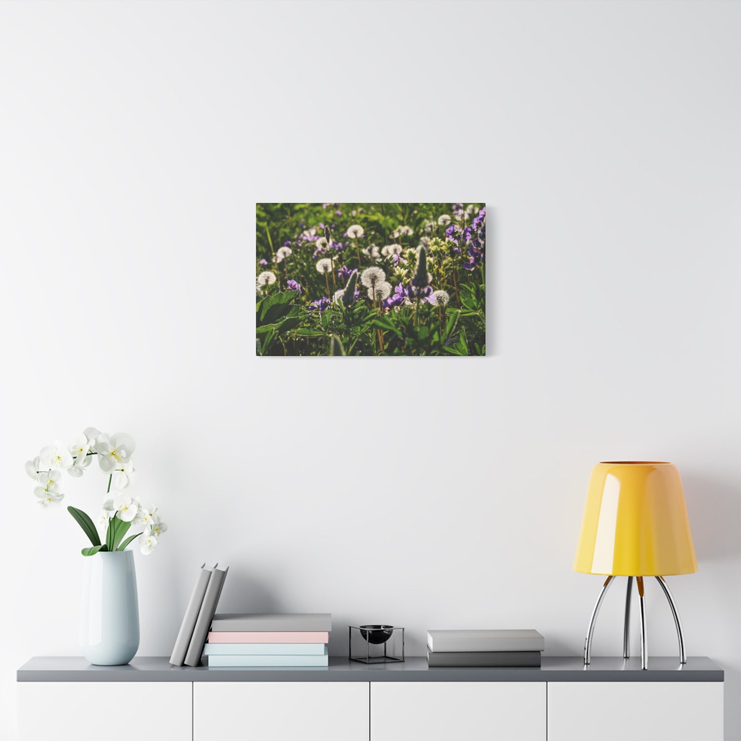 Dandelion Meadow Matte Canvas Print