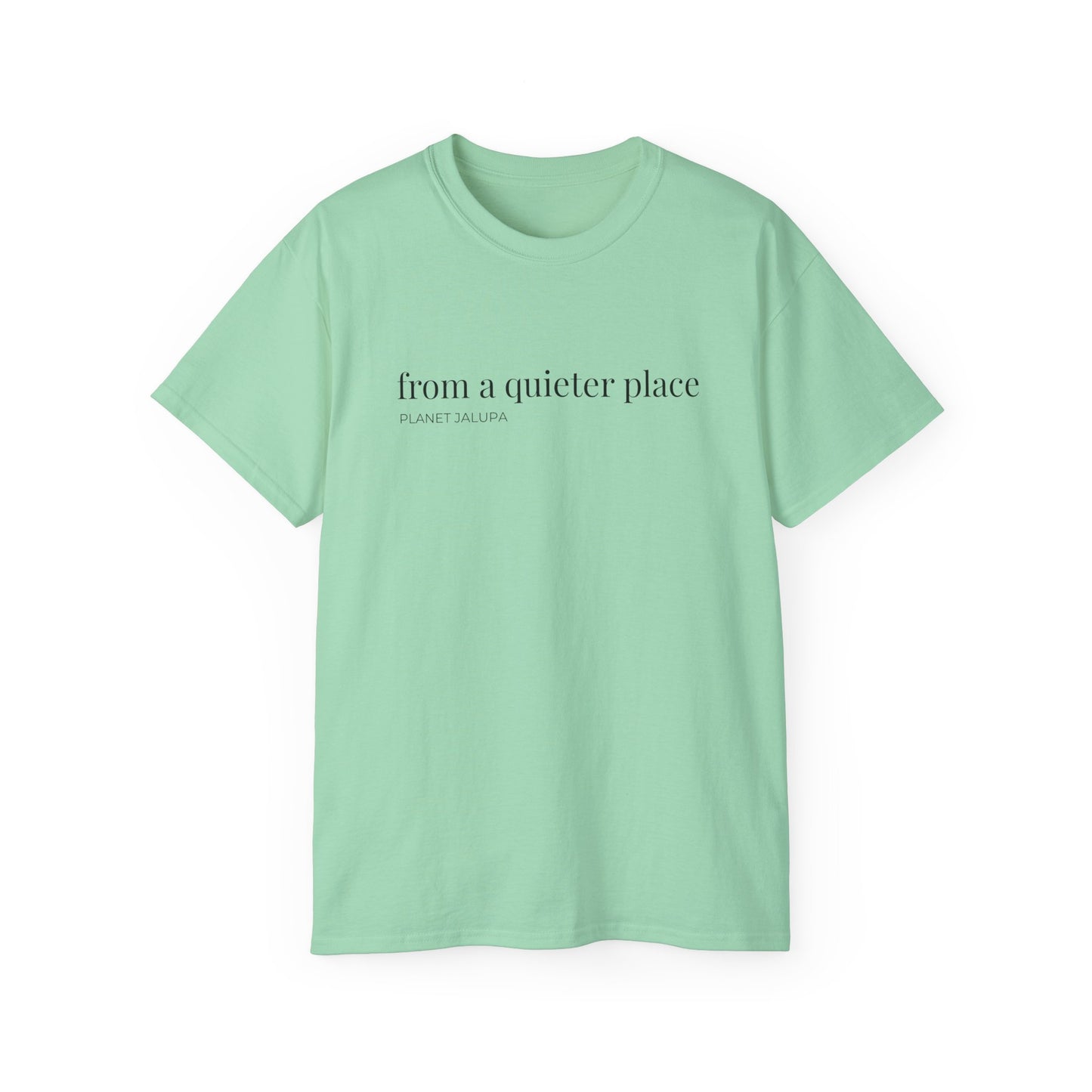 From a Quieter Place T‑Shirt  ~ Minimal Graphic Tee