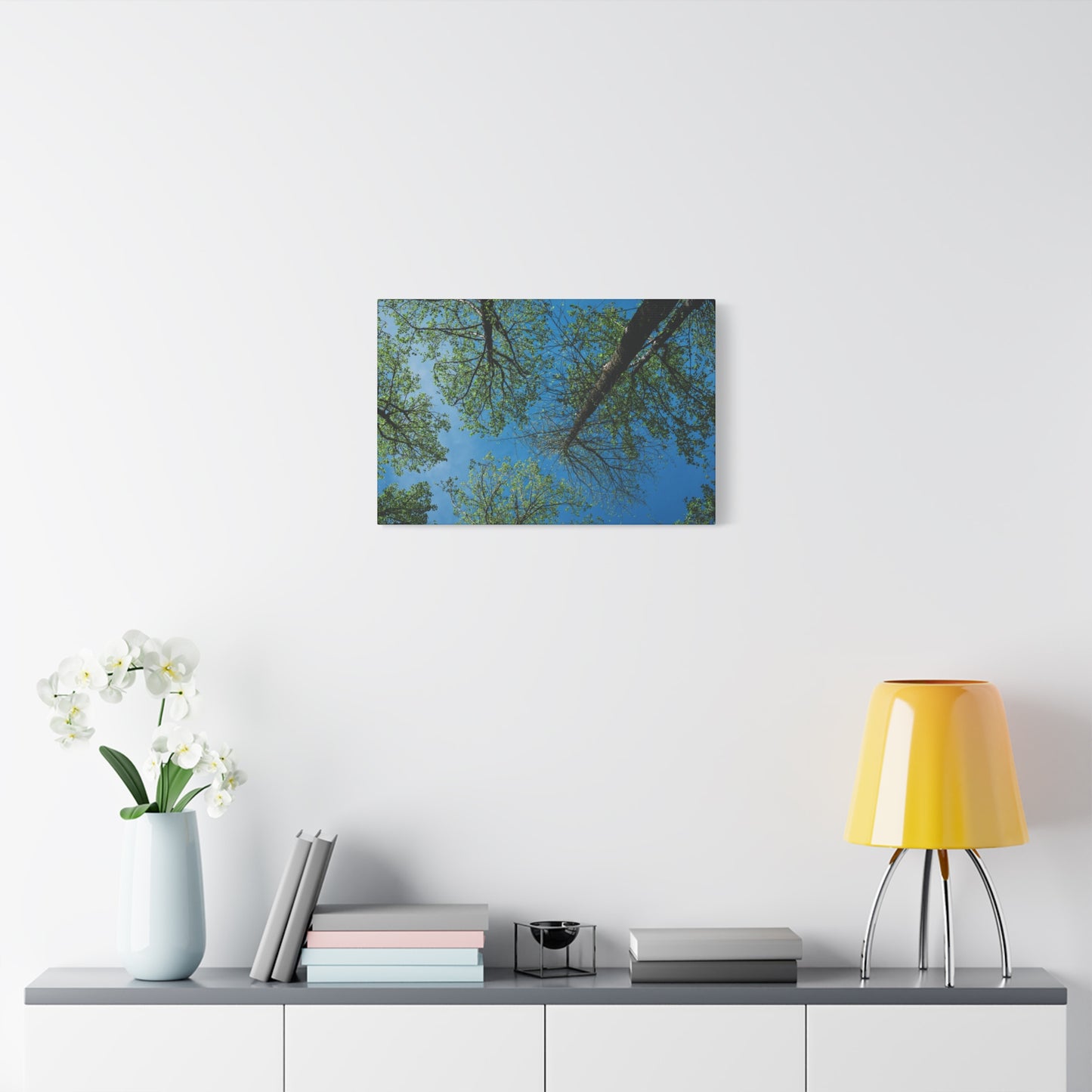 Looking Up Through The Quiet | Stretched Matte Wall Art