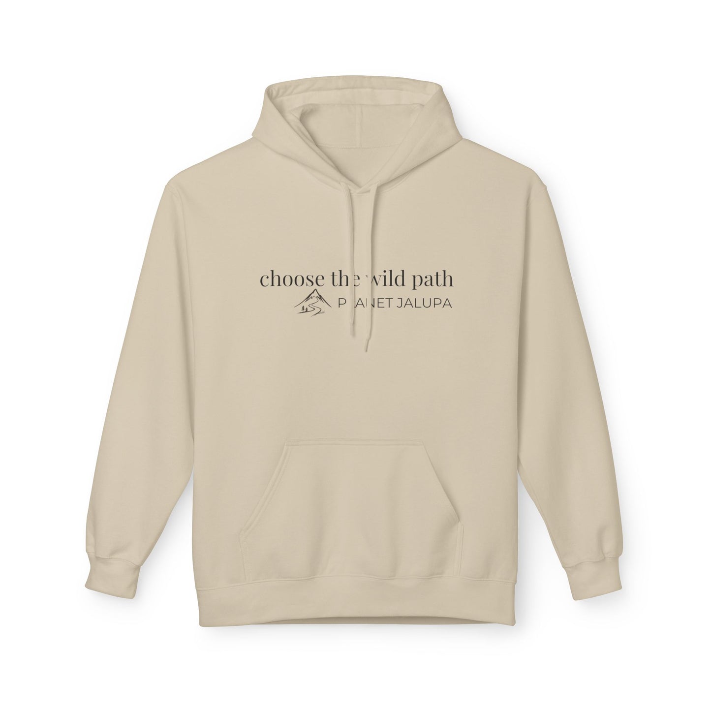 Planet Jalupa “Choose The Wild Path” Unisex Midweight Softstyle Fleece Hoodie