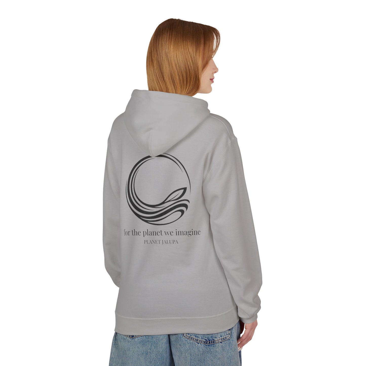 Hoodie ~ For the Planet We Imagine' Eco Awareness Graphic Hoodie