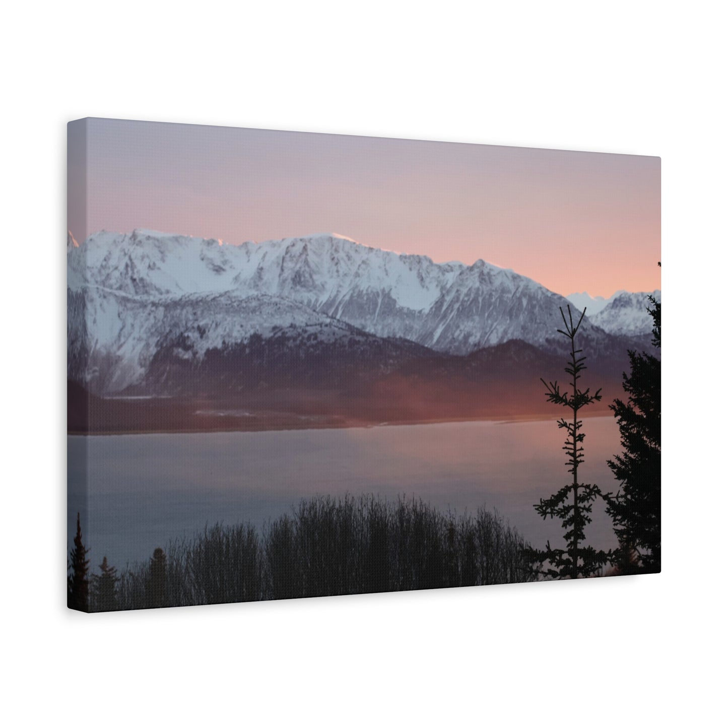Mountain Sunrise Matte Canvas Print ~ Stretched Wall Art