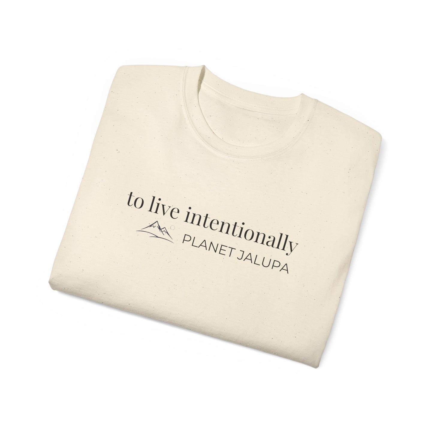 To Live Intentionally ~ Minimal Inspirational T-Shirt