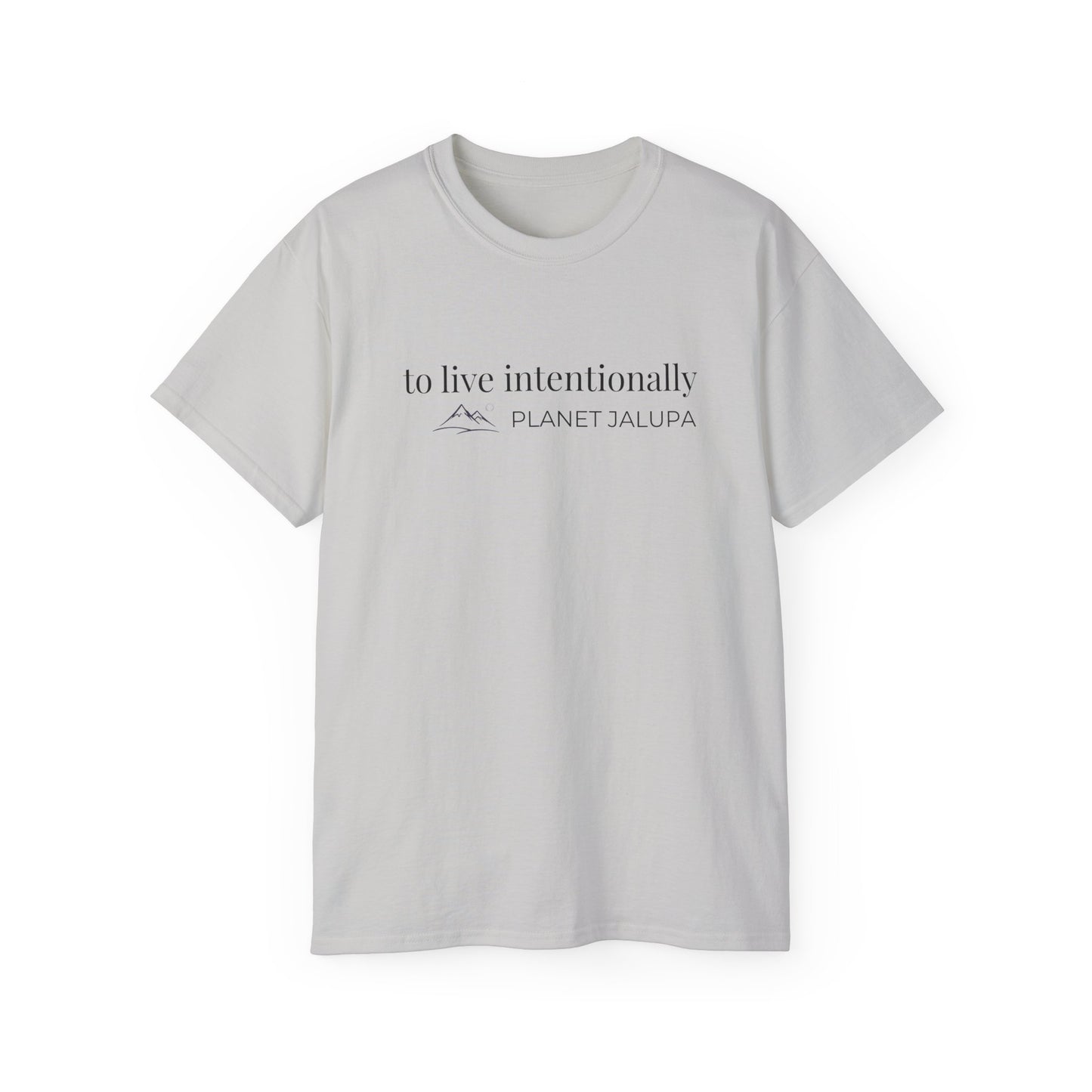 To Live Intentionally ~ Minimal Inspirational T-Shirt