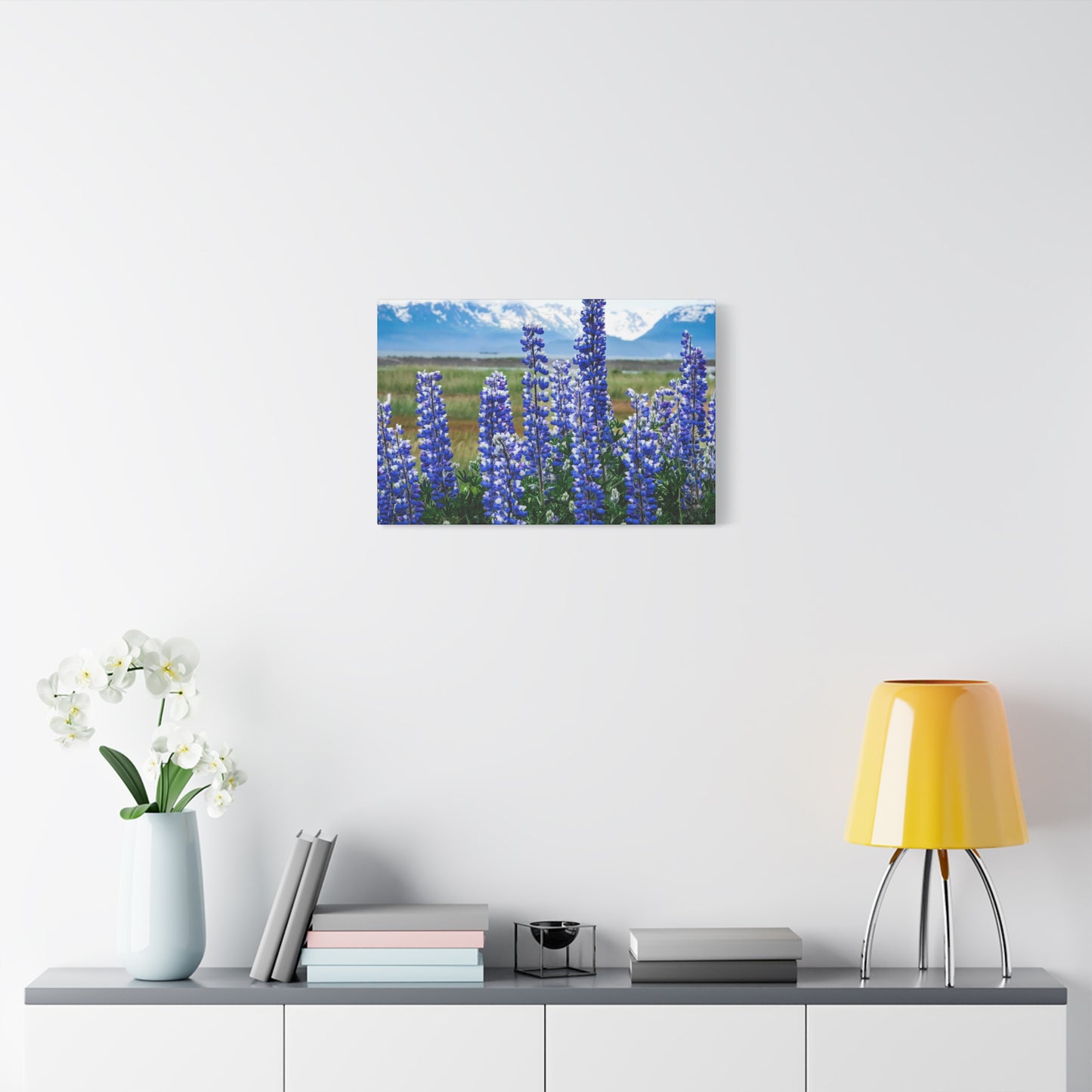 Lupine Meadow Canvas Print — Matte Stretched Wall Art