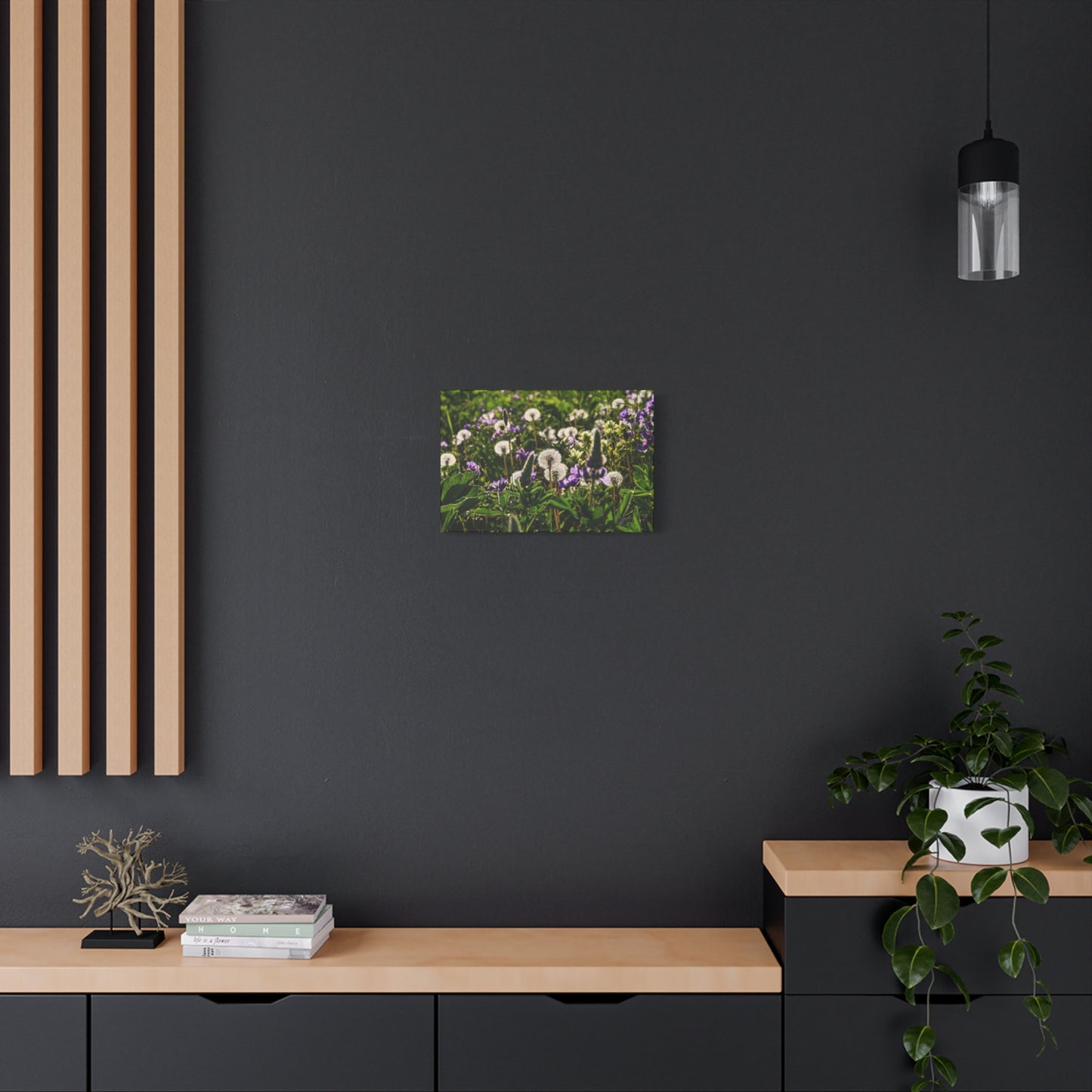 Dandelion Meadow Matte Canvas Print