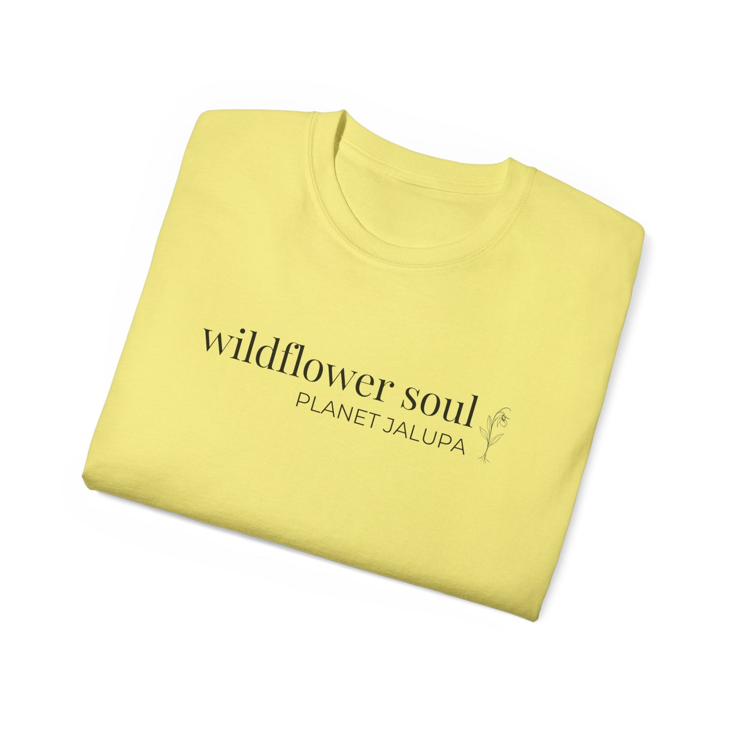 Planet Jalupa 'Wildflower Soul' Minimal Graphic Tee