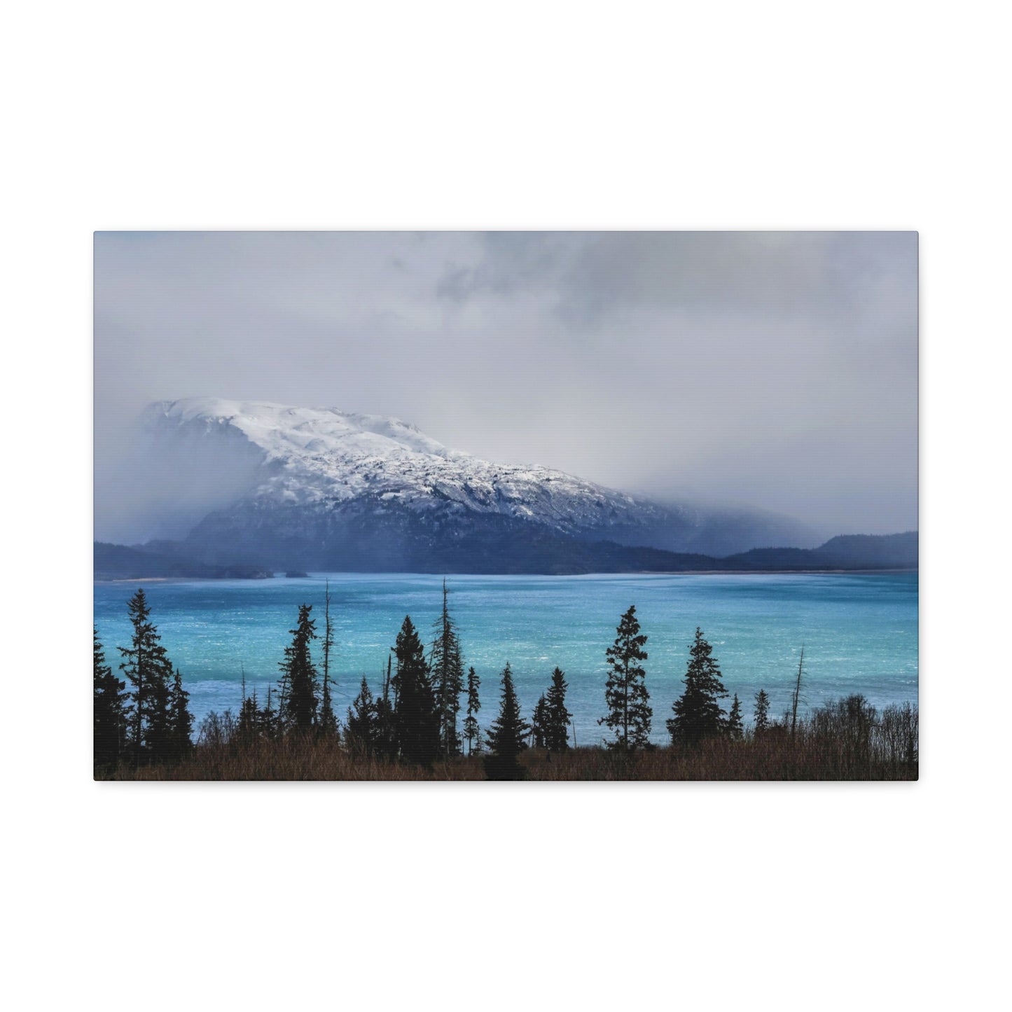 Kachemak Bay Mountain Matte Canvas ~ Stretched 1.25" Wall Art