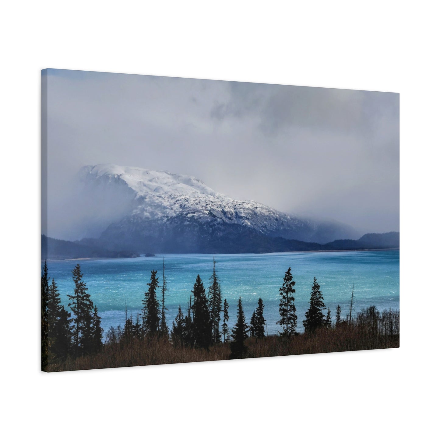 Kachemak Bay Mountain Matte Canvas ~ Stretched 1.25" Wall Art