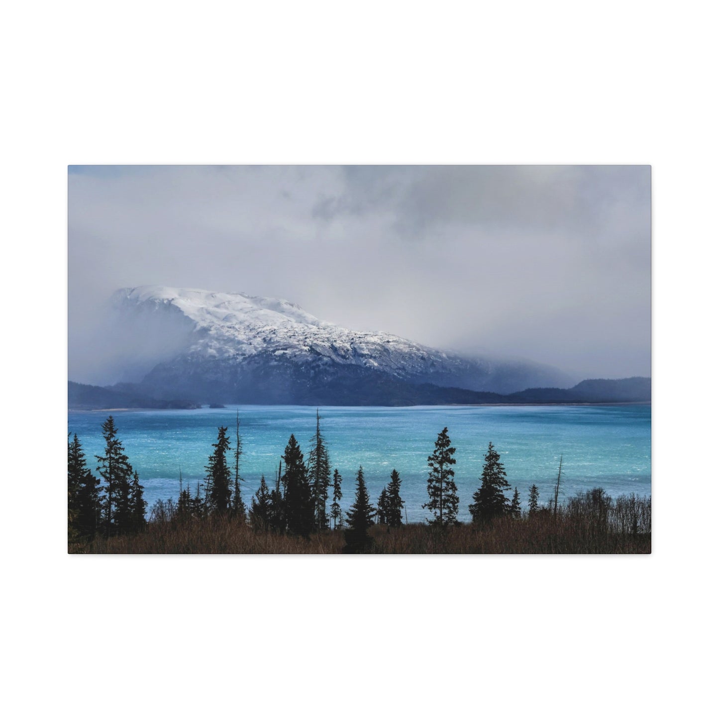 Where the Mountains Meet the Bay ~ Kachemak Canvas Print