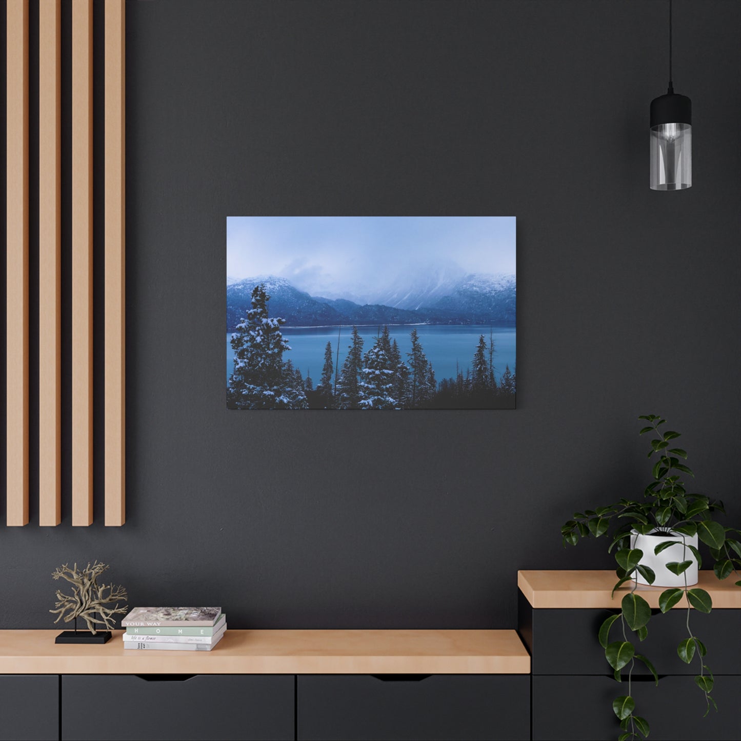 Winter on the Bay ~ Matte Canvas Wall Art