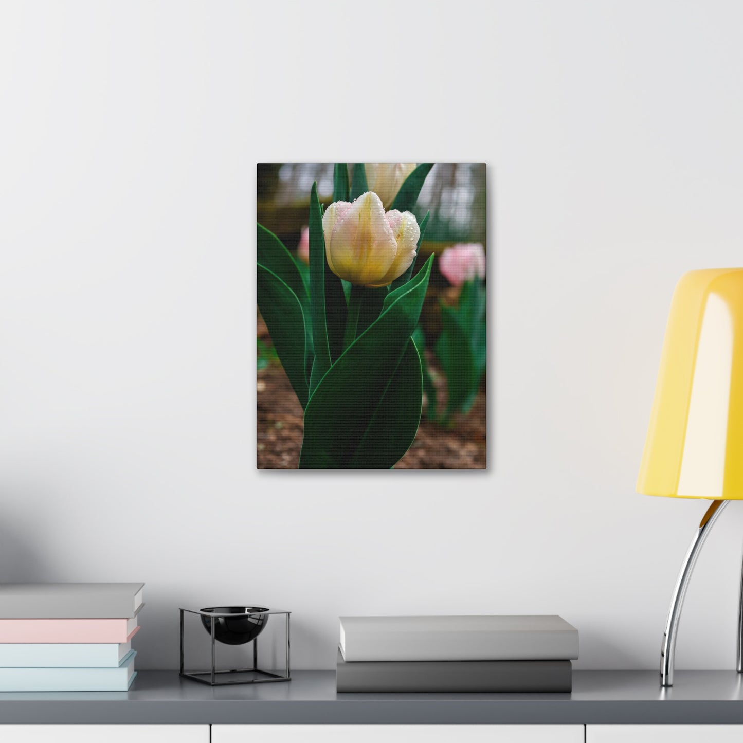 Tulip Blossom Spring Floral on canvas
