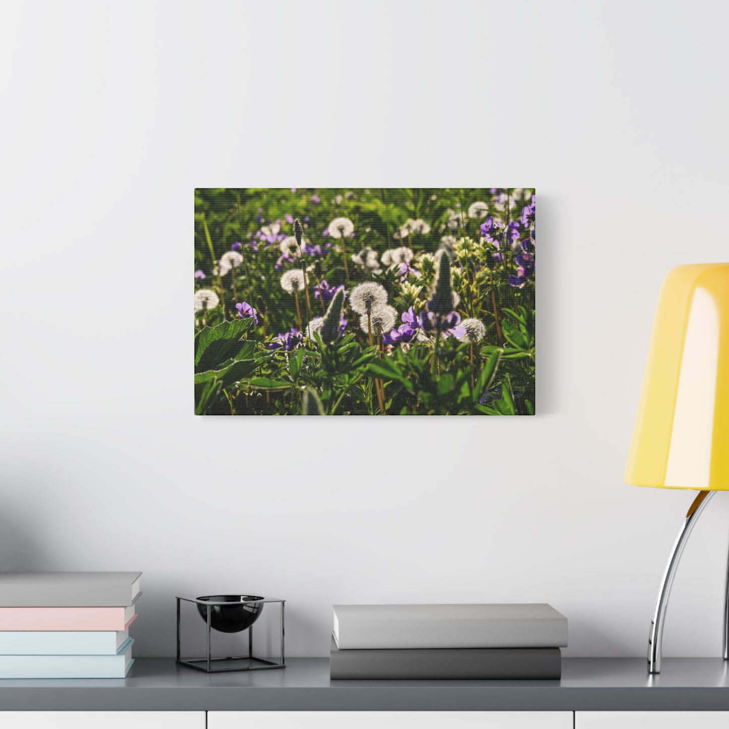 Dandelion Meadow Matte Canvas Print