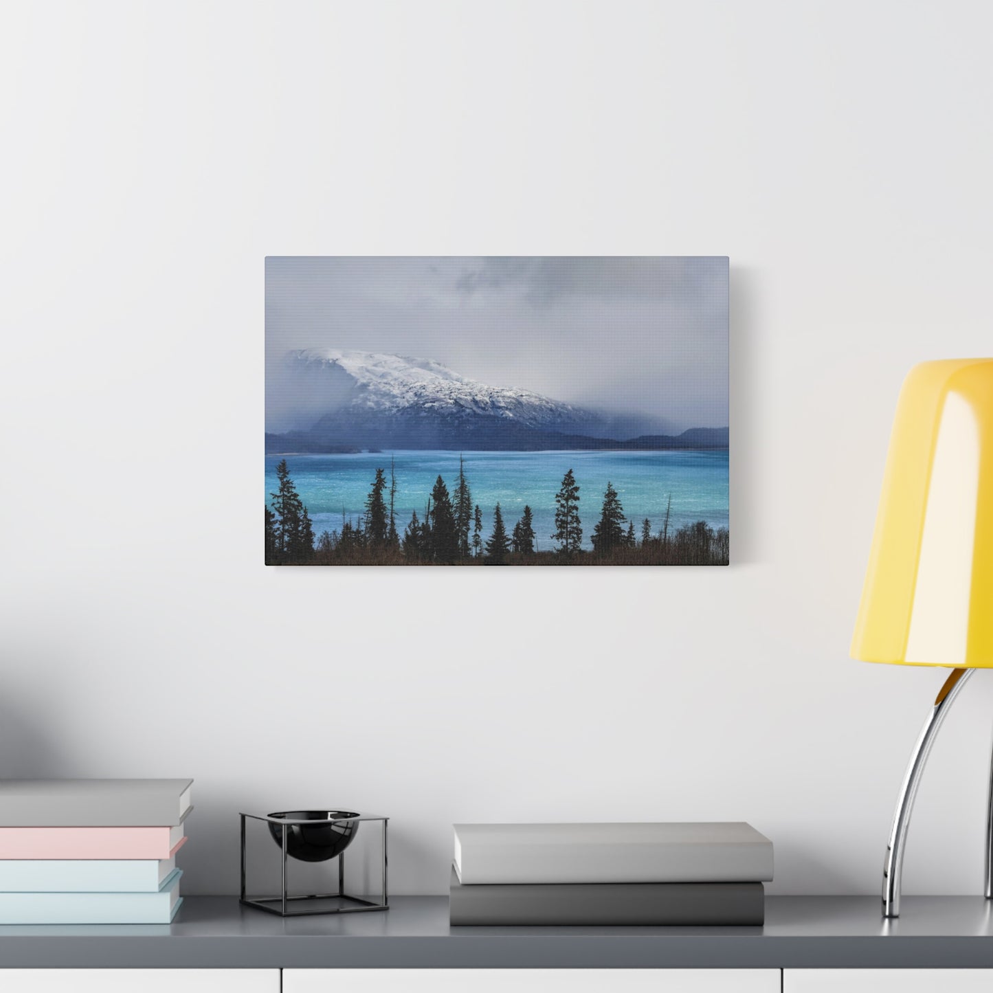 Kachemak Bay Mountain Matte Canvas ~ Stretched 1.25" Wall Art