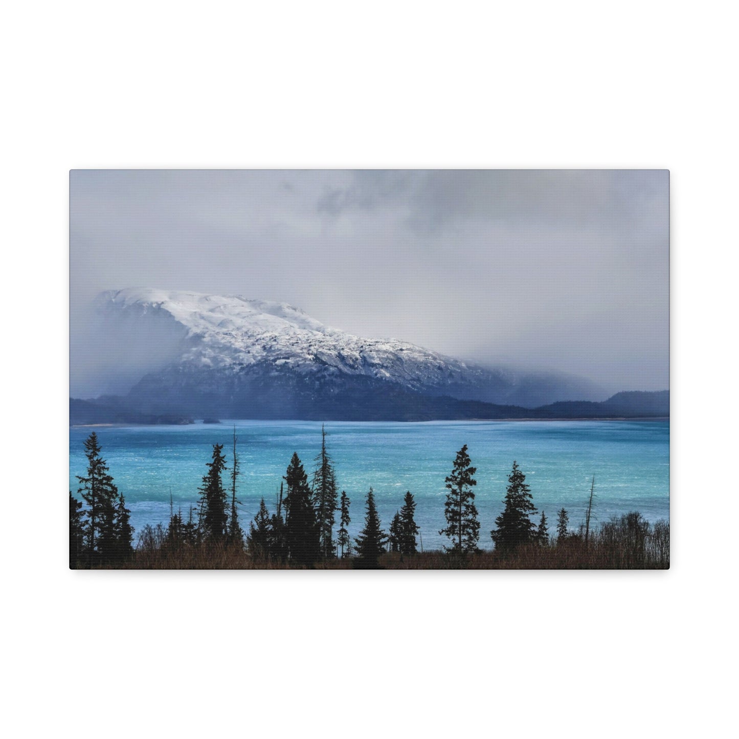 Kachemak Bay Mountain Matte Canvas ~ Stretched 1.25" Wall Art