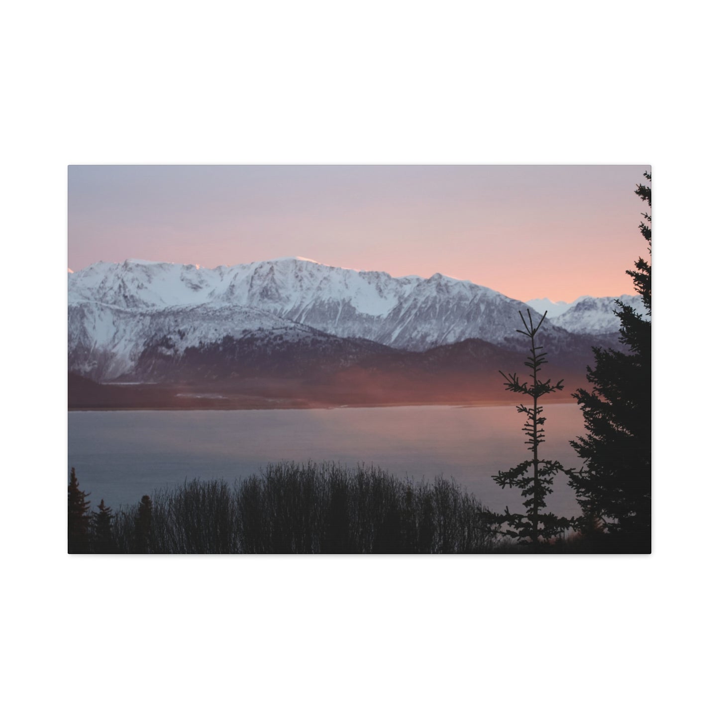 Mountain Sunrise Matte Canvas Print ~ Stretched Wall Art
