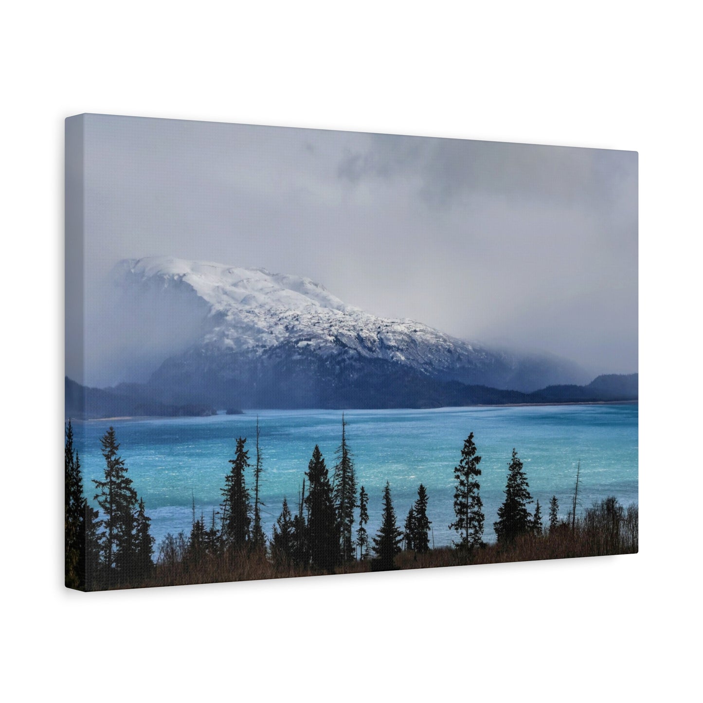 Kachemak Bay Mountain Matte Canvas ~ Stretched 1.25" Wall Art
