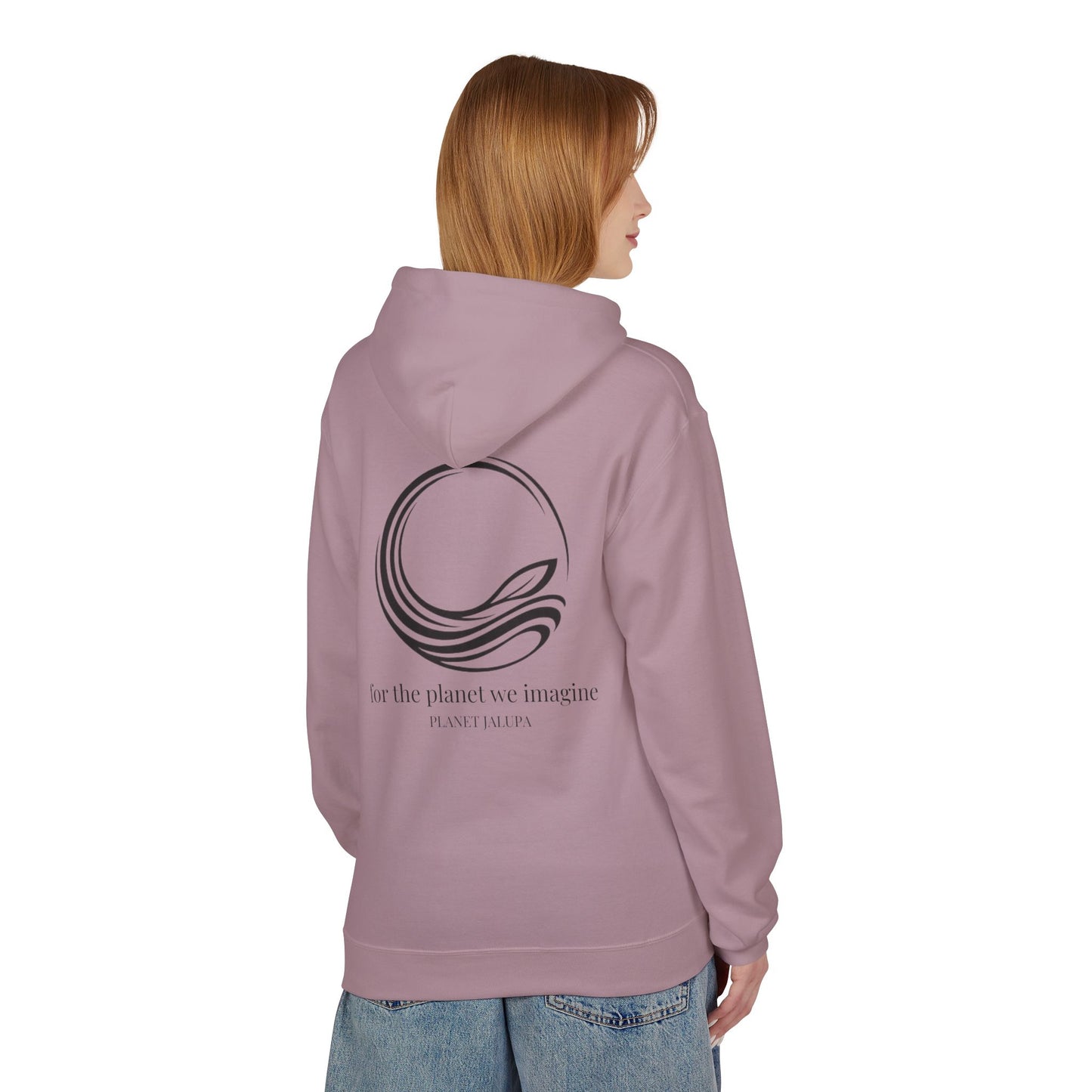 Hoodie ~ For the Planet We Imagine' Eco Awareness Graphic Hoodie