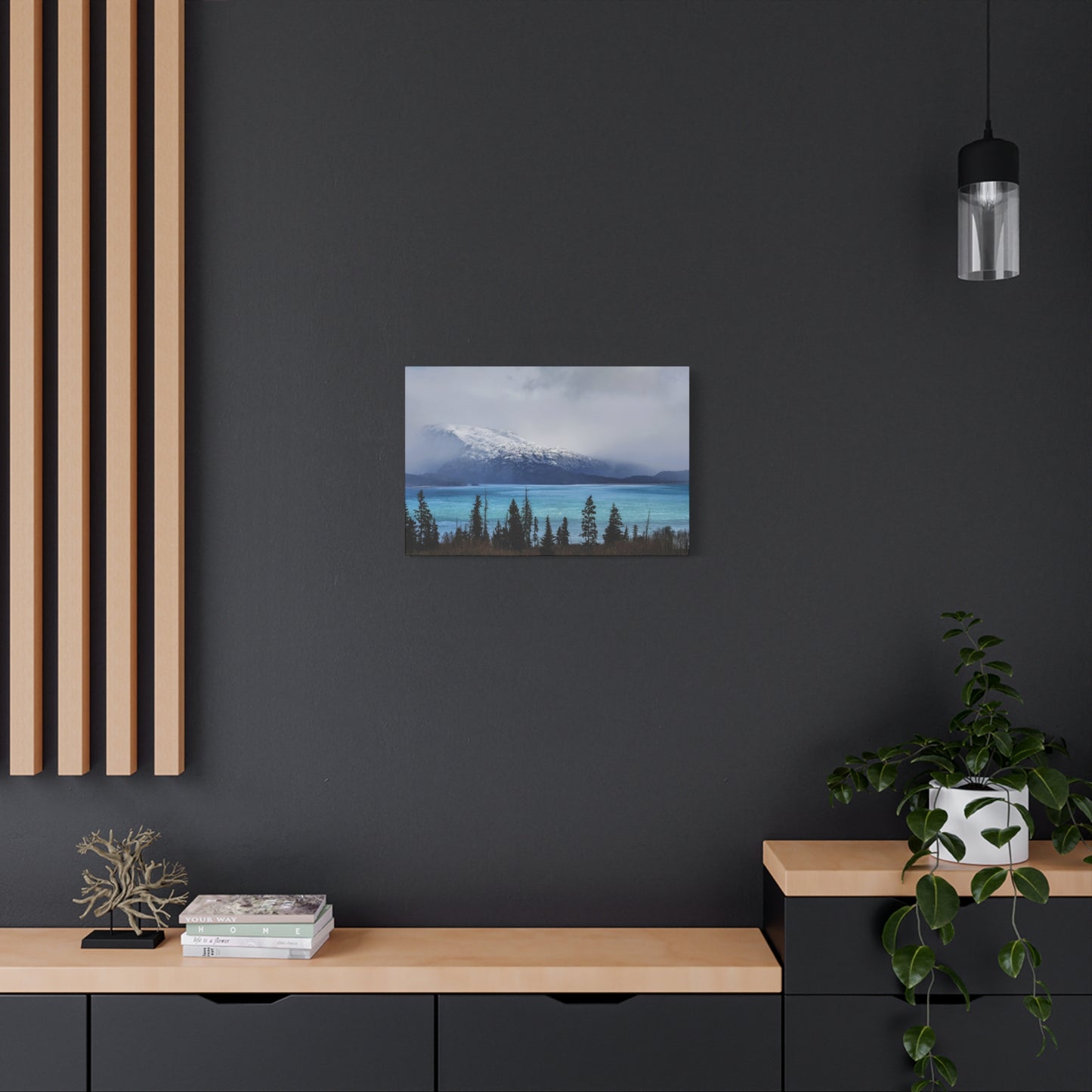 Kachemak Bay Mountain Matte Canvas ~ Stretched 1.25" Wall Art