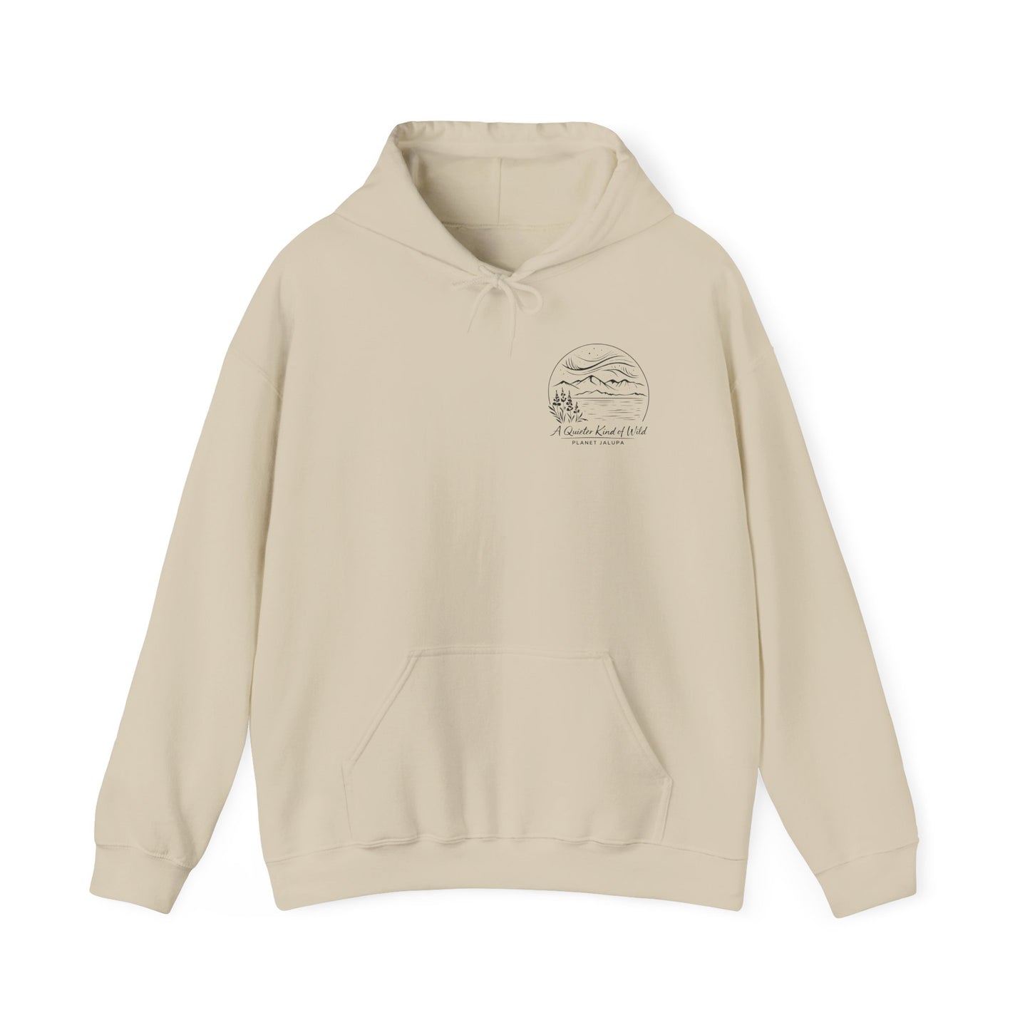 A Quieter Kind of Wild Hoodie ~ Minimalist Nature Design