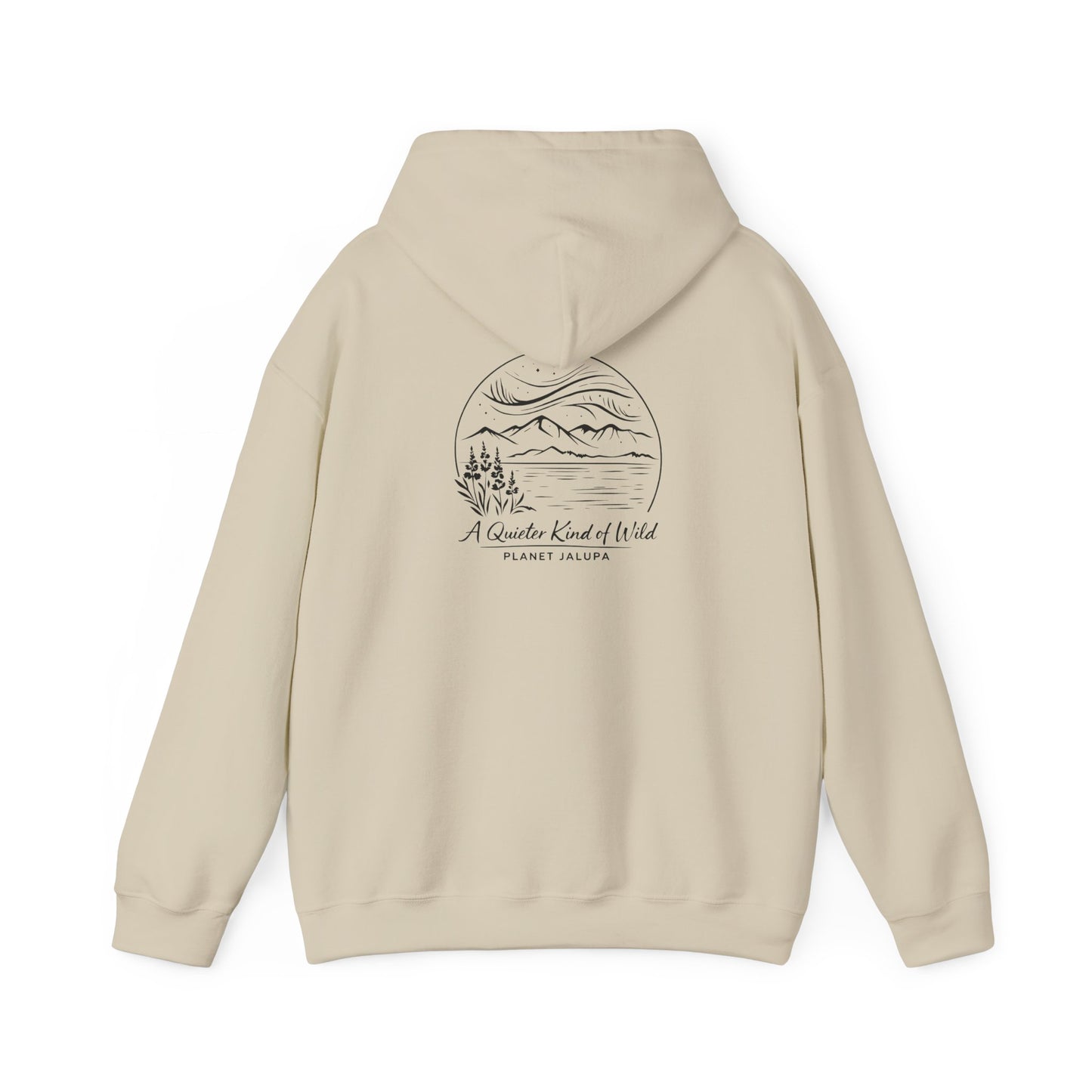 A Quieter Kind of Wild Hoodie ~ Minimalist Nature Design