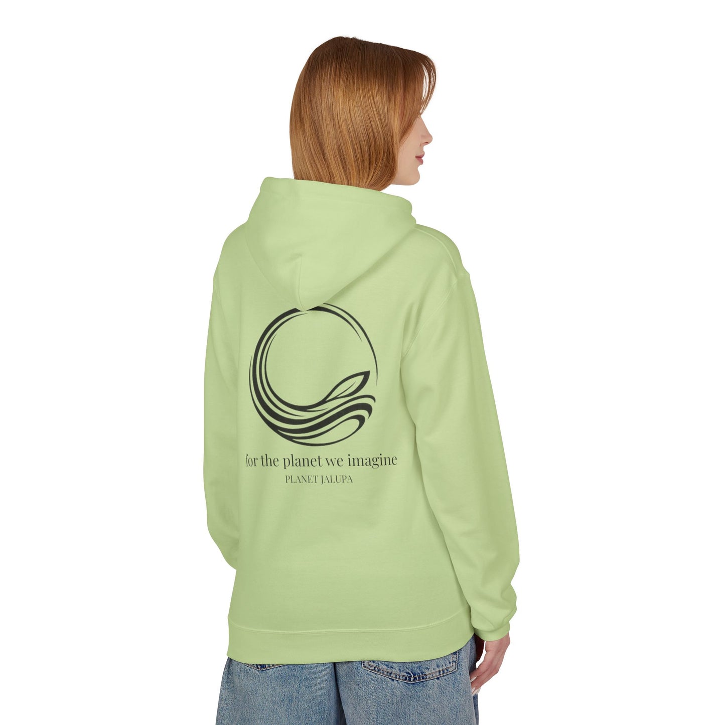 Hoodie ~ For the Planet We Imagine' Eco Awareness Graphic Hoodie