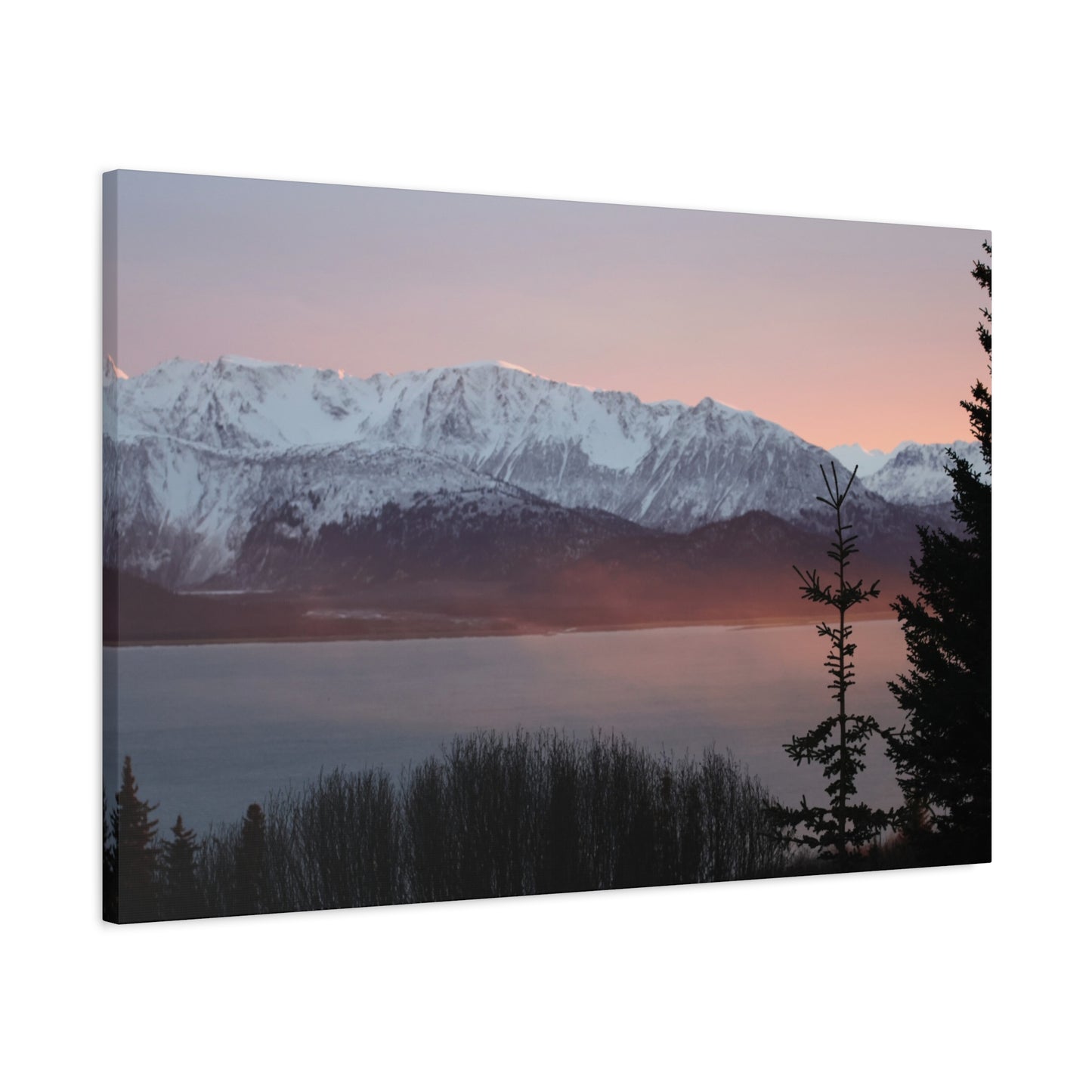 Mountain Sunrise Matte Canvas Print ~ Stretched Wall Art