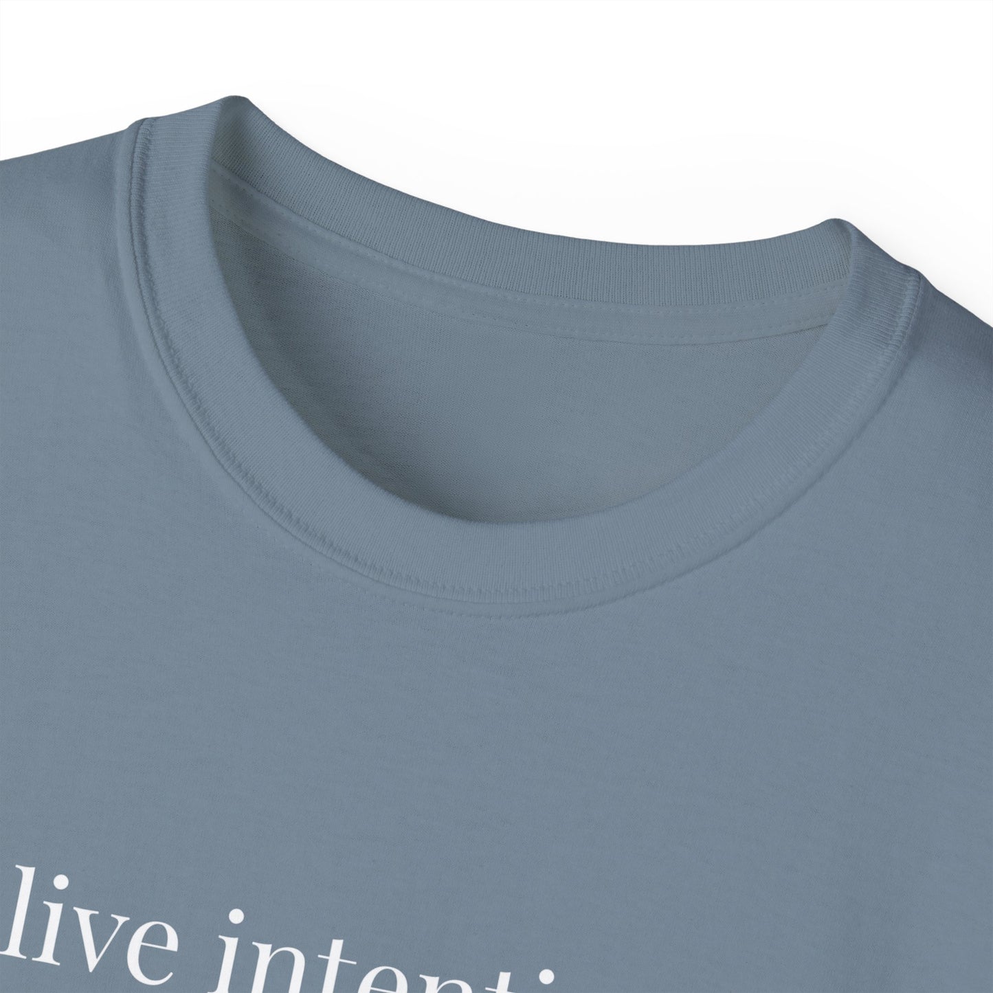 Planet Jalupa, “To Live Intentionally” Minimalist T-shirt
