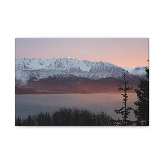 Mountain Sunrise Matte Canvas Print ~ Stretched Wall Art