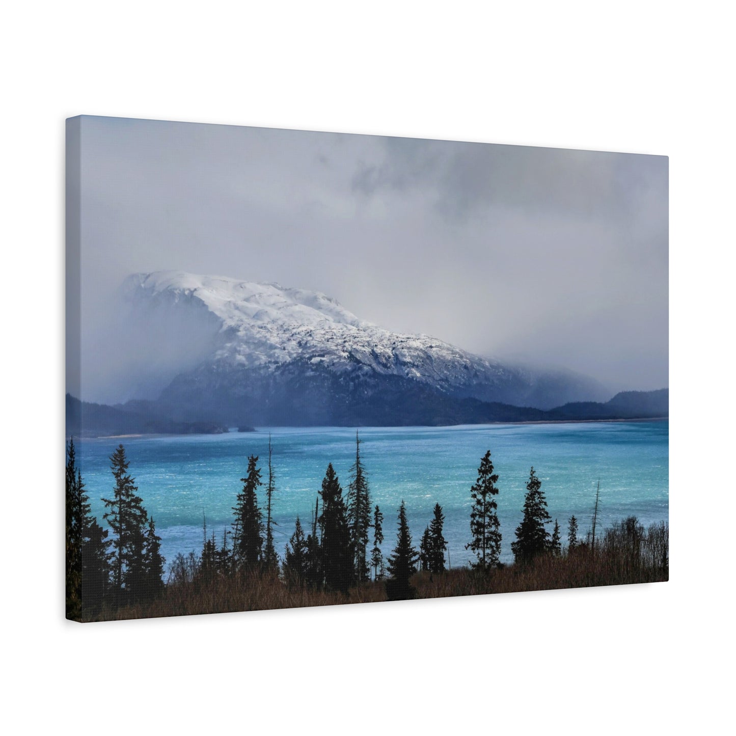 Kachemak Bay Mountain Matte Canvas ~ Stretched 1.25" Wall Art