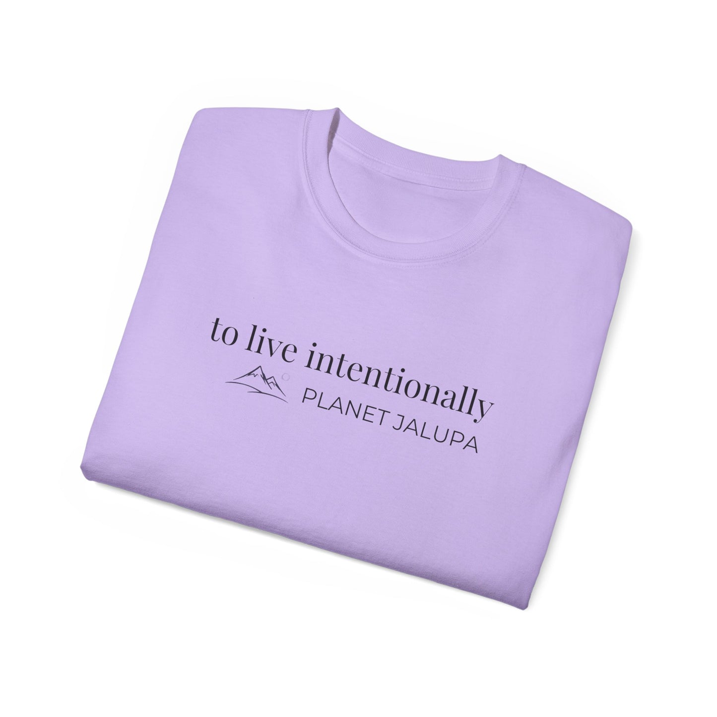 To Live Intentionally ~ Minimal Inspirational T-Shirt