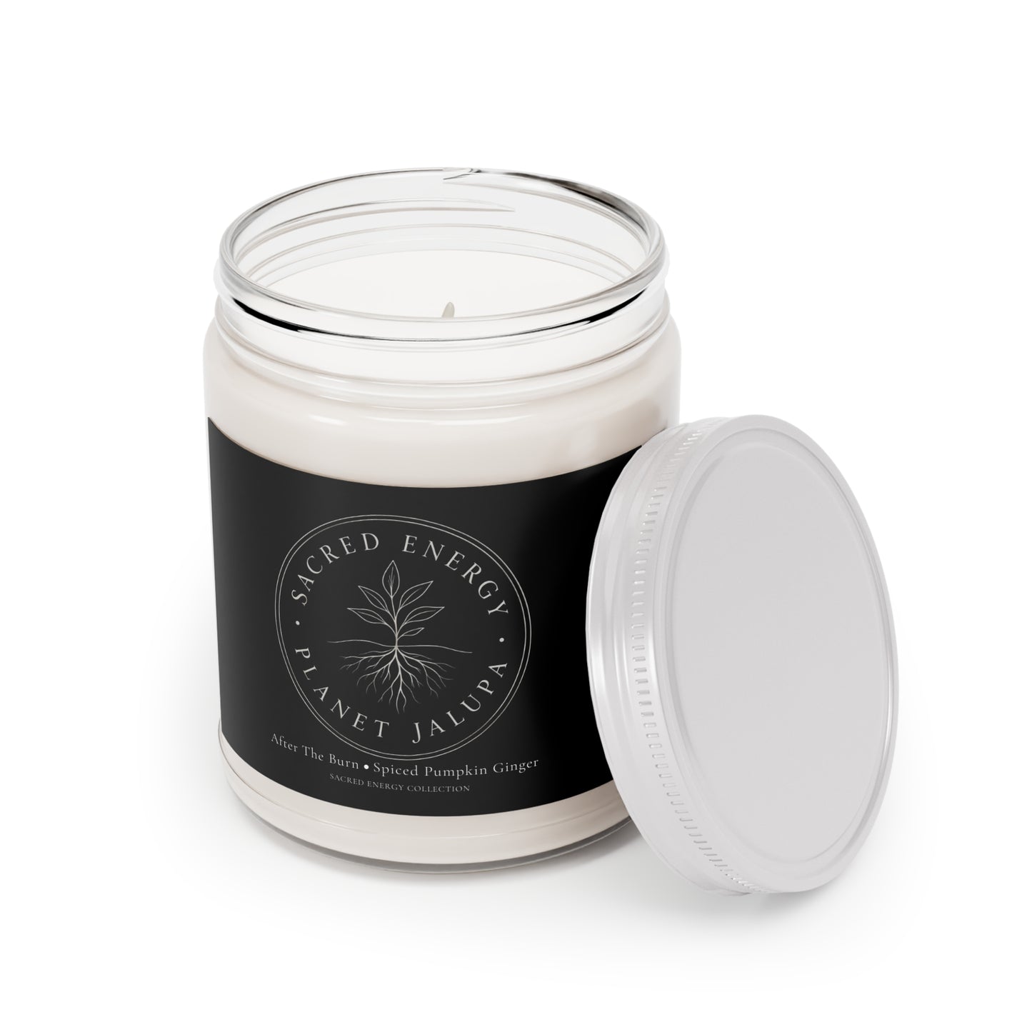 Sacred Energy Candle ~ Eco-Friendly Soy Candle for Calm & Grounding
