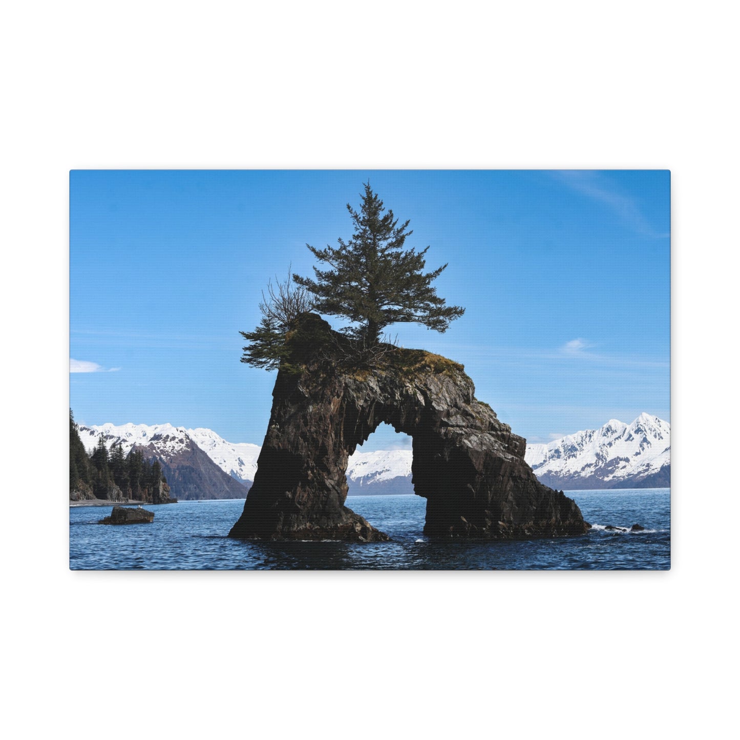 Quiet Passage ~ Kenai Fjords Sea Arch Canvas Print