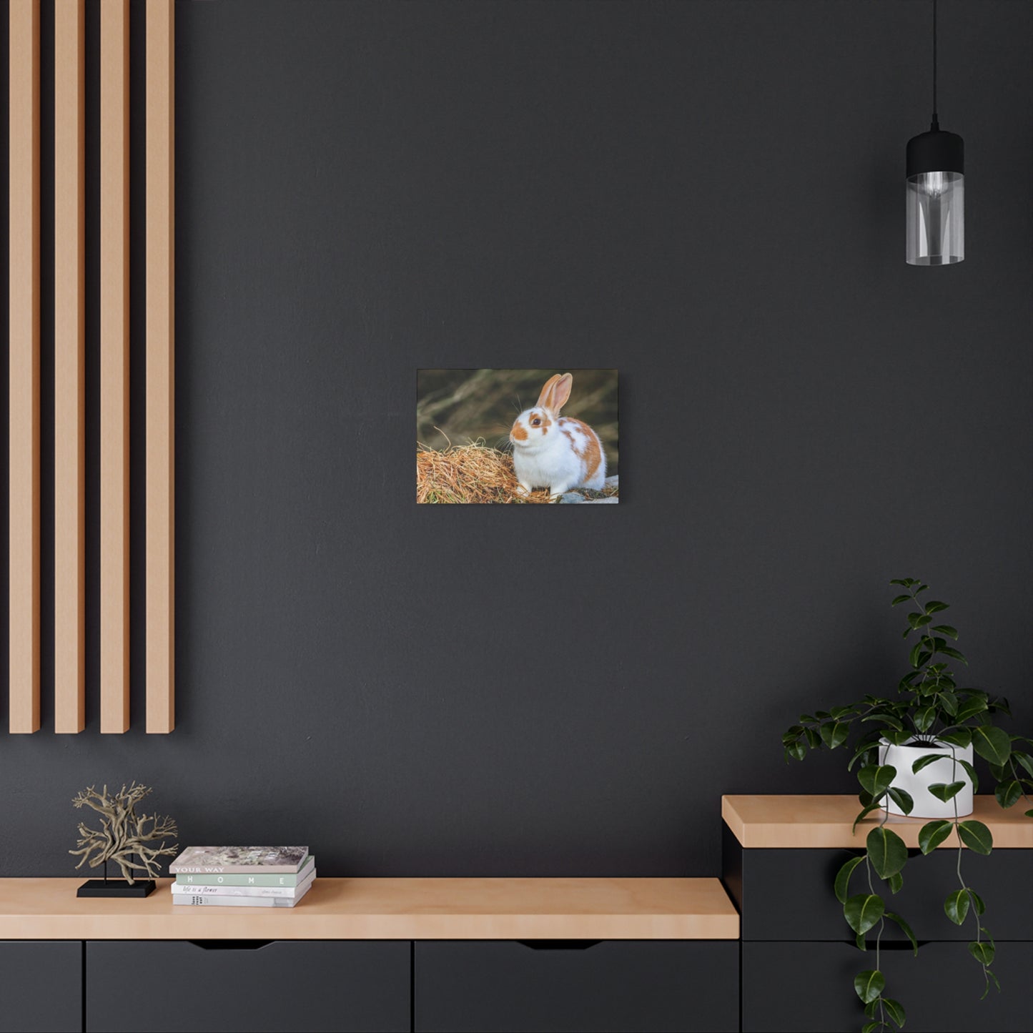 A Quiet Little Rabbit ~ Matte Stretched Canvas Print