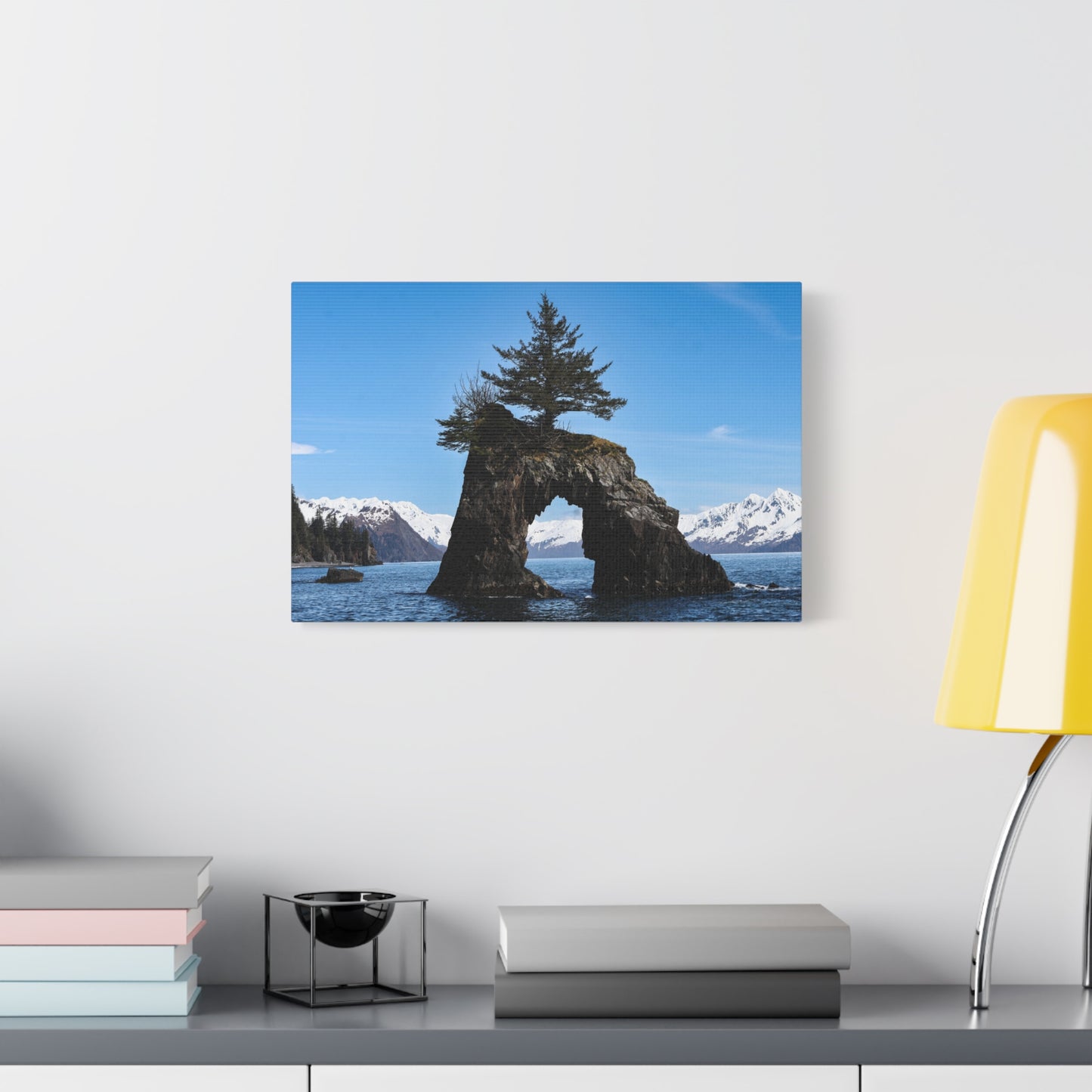 Quiet Passage ~ Kenai Fjords Sea Arch Canvas Print