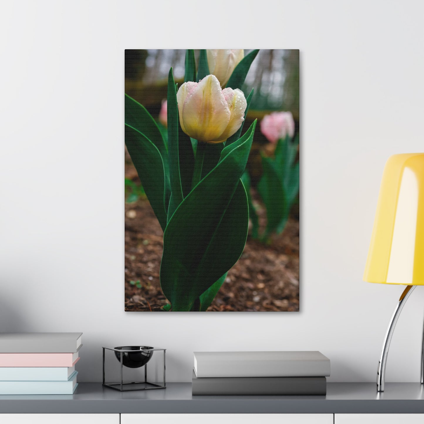 Tulip Blossom Spring Floral on canvas