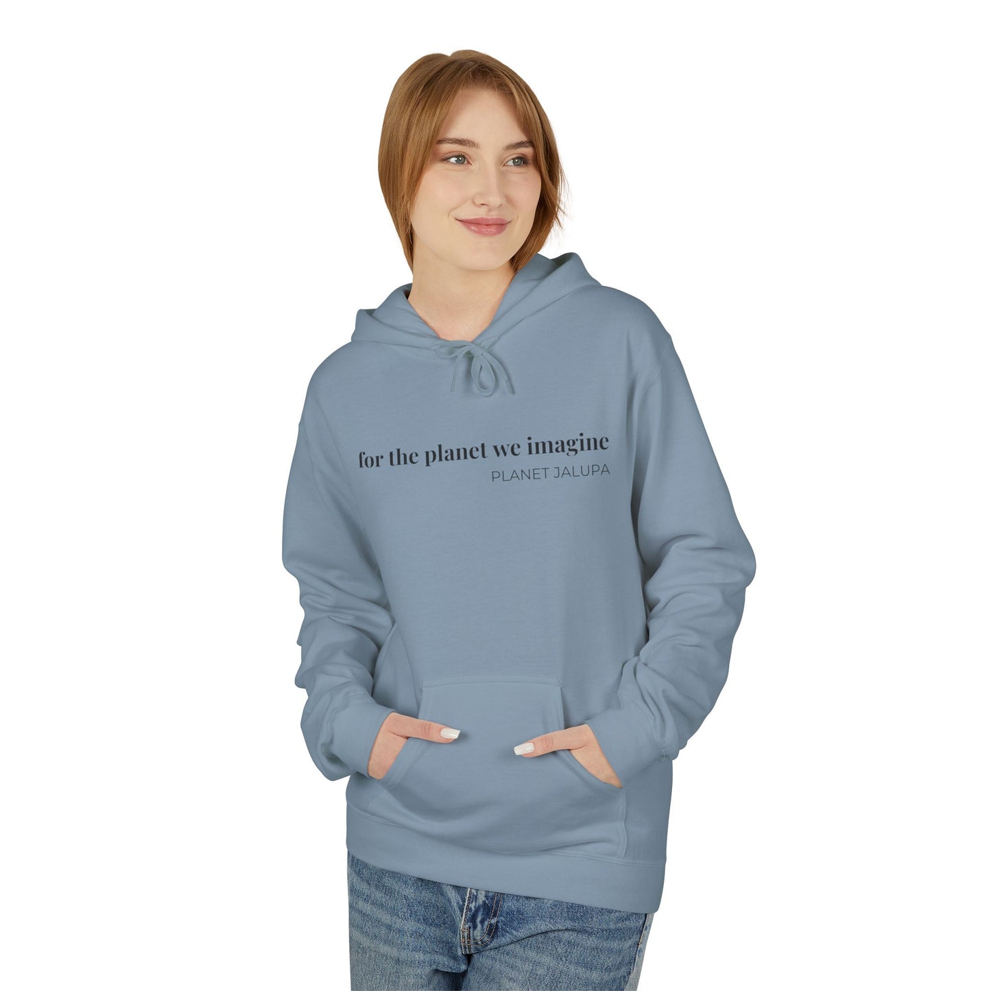 For the Planet We Imagine Hoodie, Eco-Conscious Graphic Hoodie