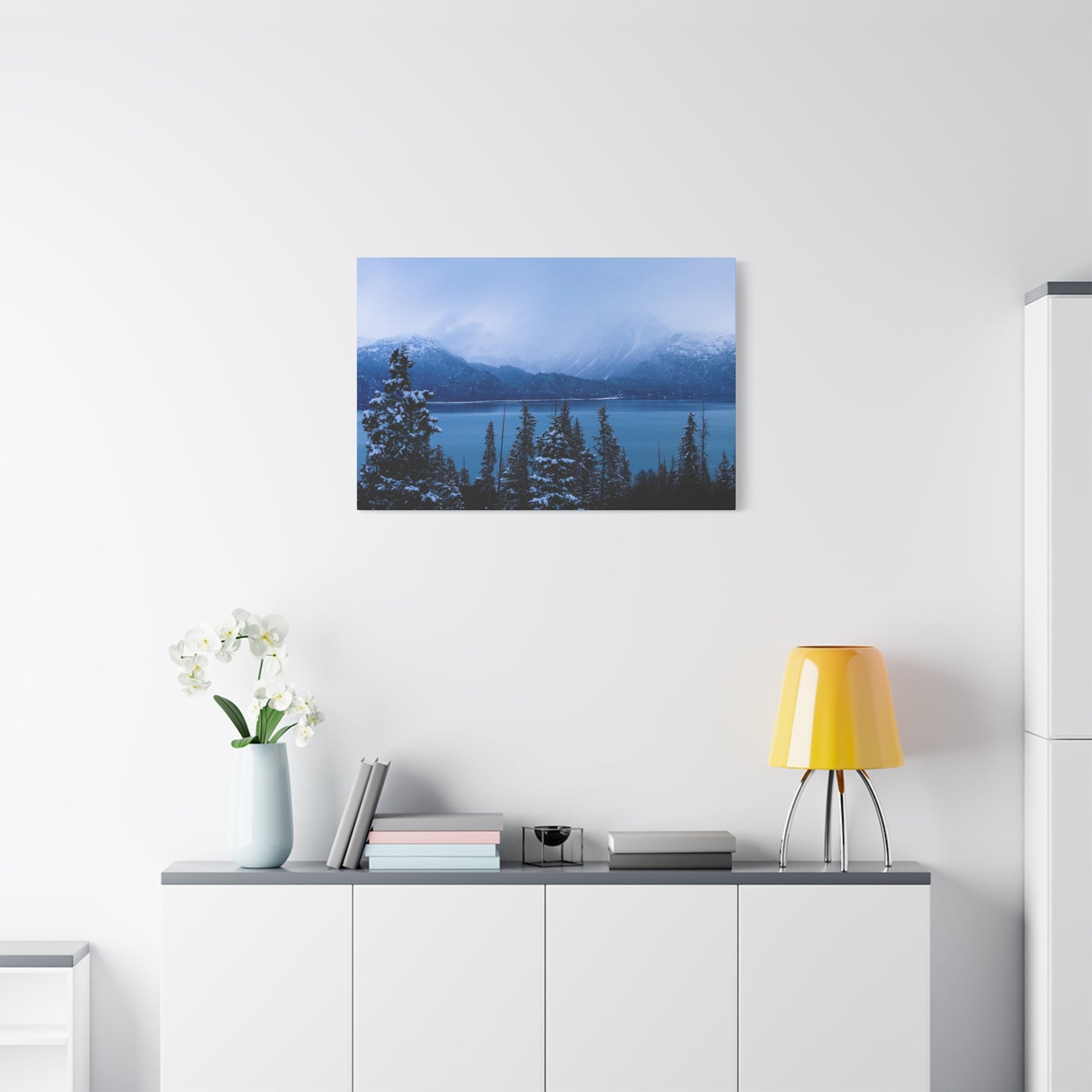 Winter on the Bay ~ Matte Canvas Wall Art - Stretched 1.25"
