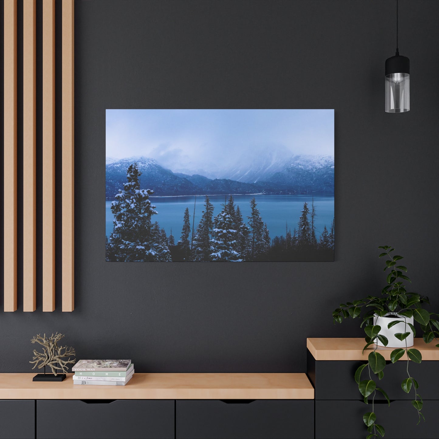 Winter on the Bay ~ Matte Canvas Wall Art