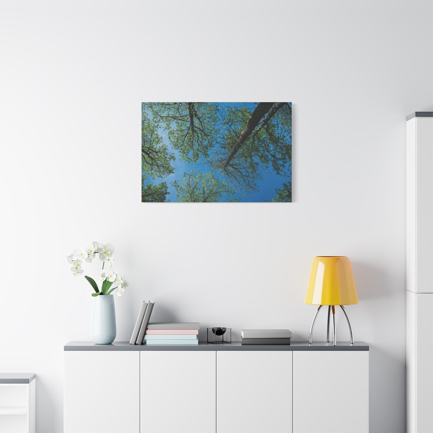 Looking Up Through The Quiet | Stretched Matte Wall Art