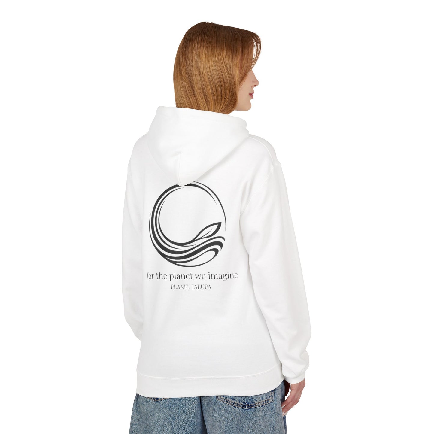 Hoodie ~ For the Planet We Imagine' Eco Awareness Graphic Hoodie